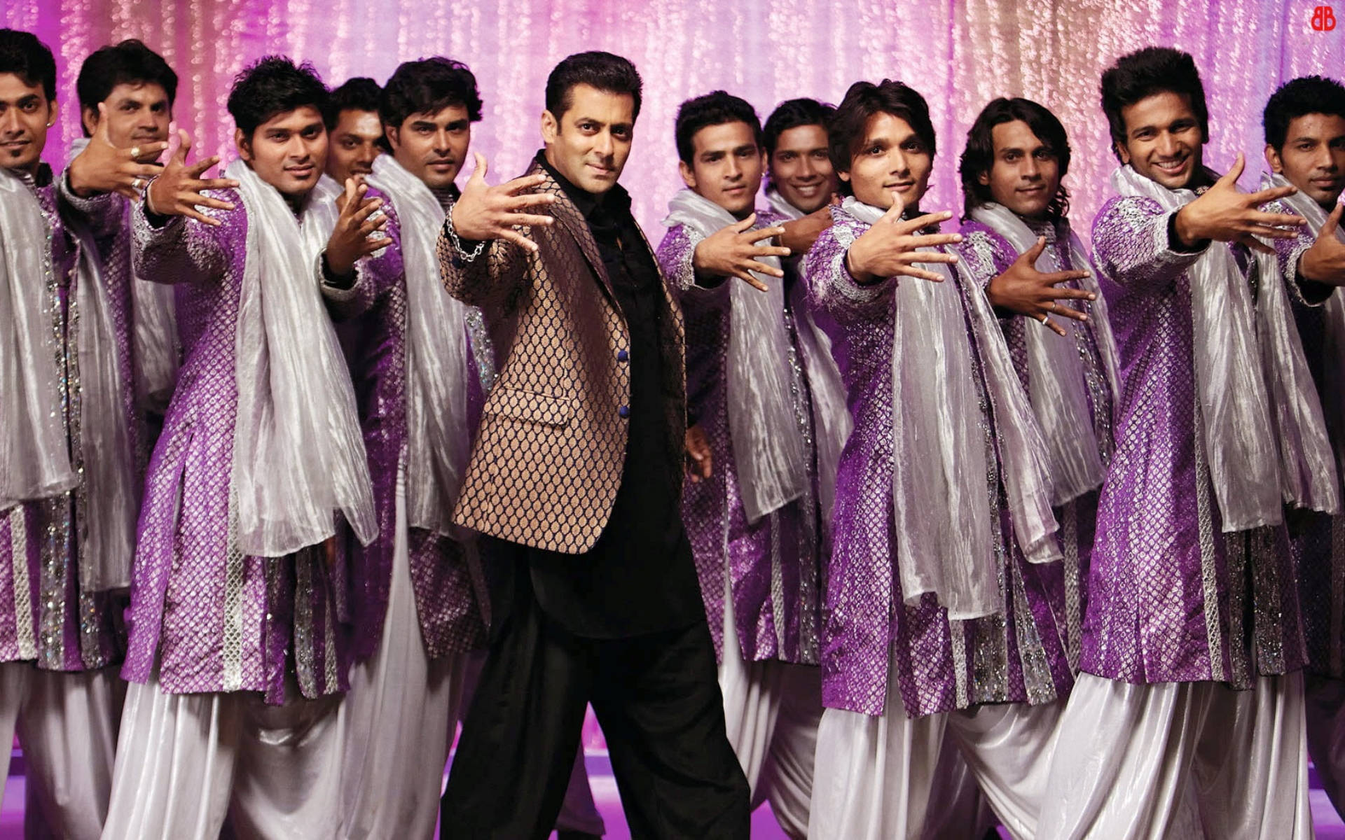 Salman Khan With Backup Dancers Background