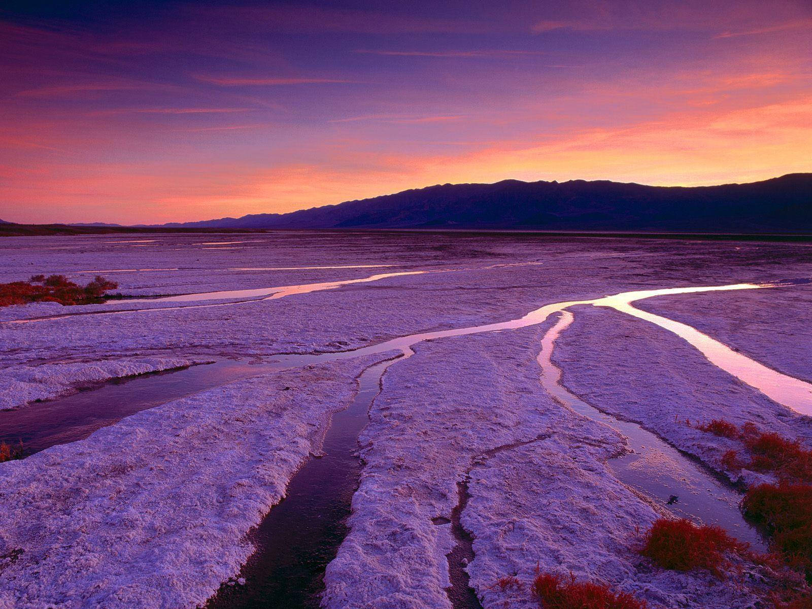 Salt Flats Death Valley Background