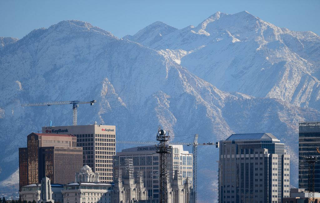 Salt Lake City Rocky Mountains Background