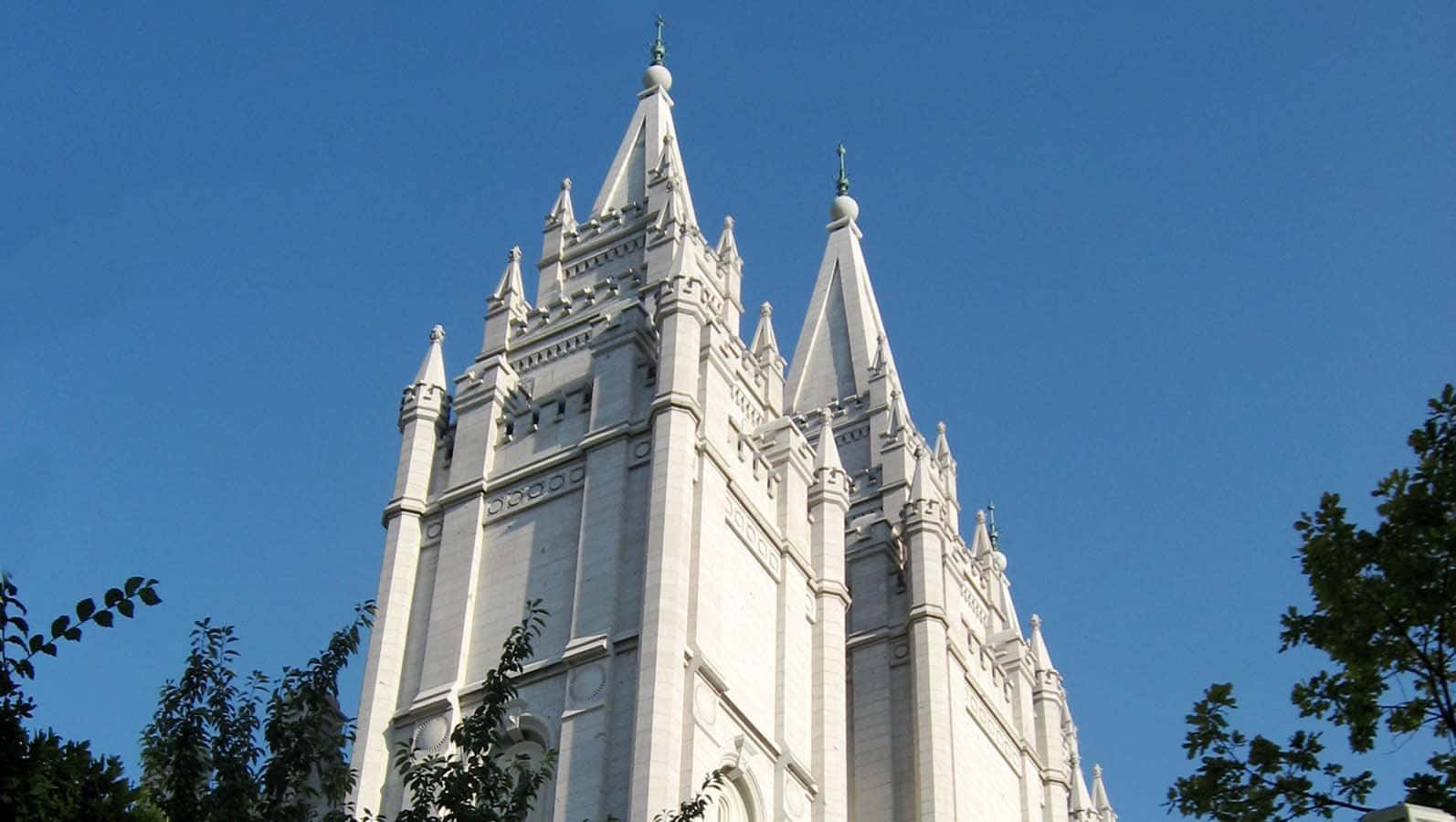 Salt Lake Utah Mormon Temple Background