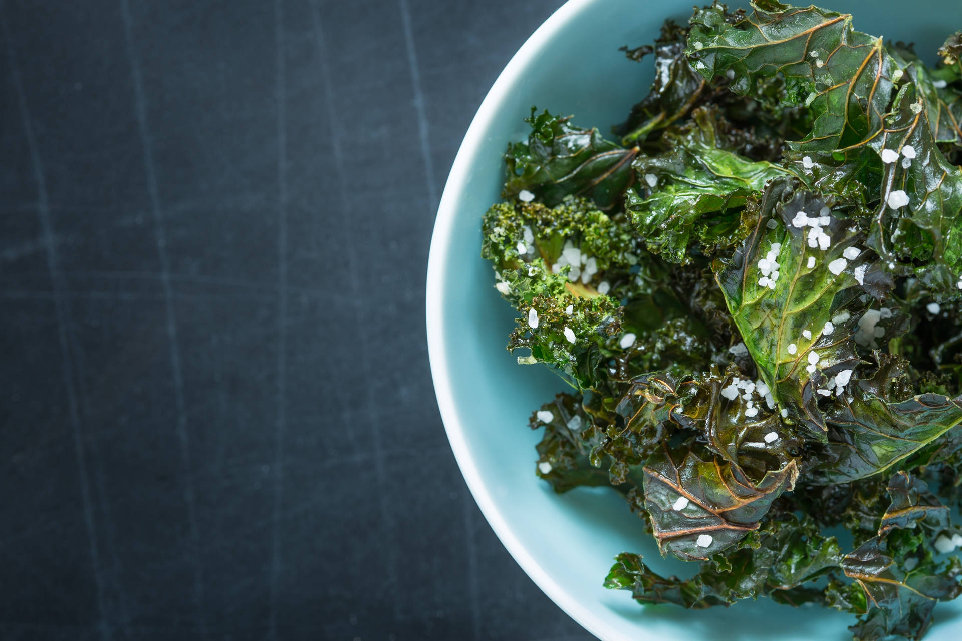 Salted Kale Dish Background