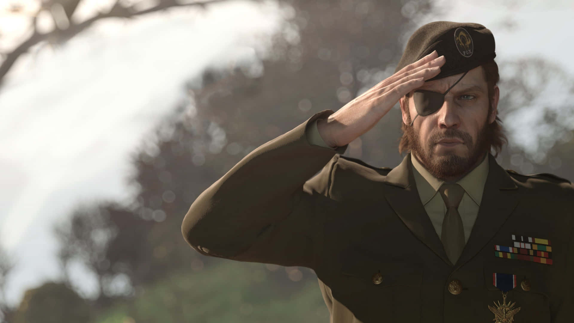 Saluting Big Boss Metal Gear 4k