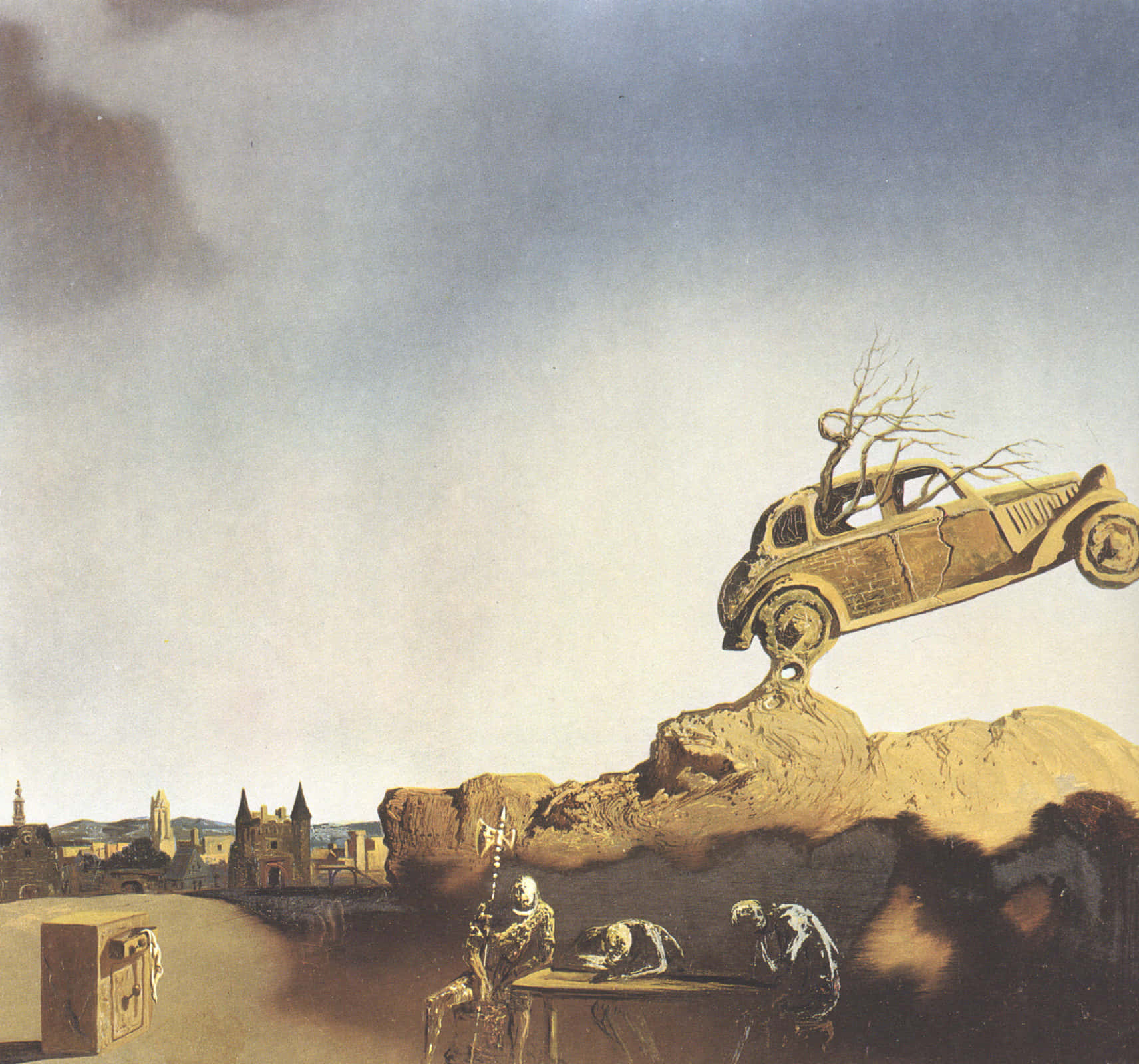 Salvador Dali Surreal Artwork Background