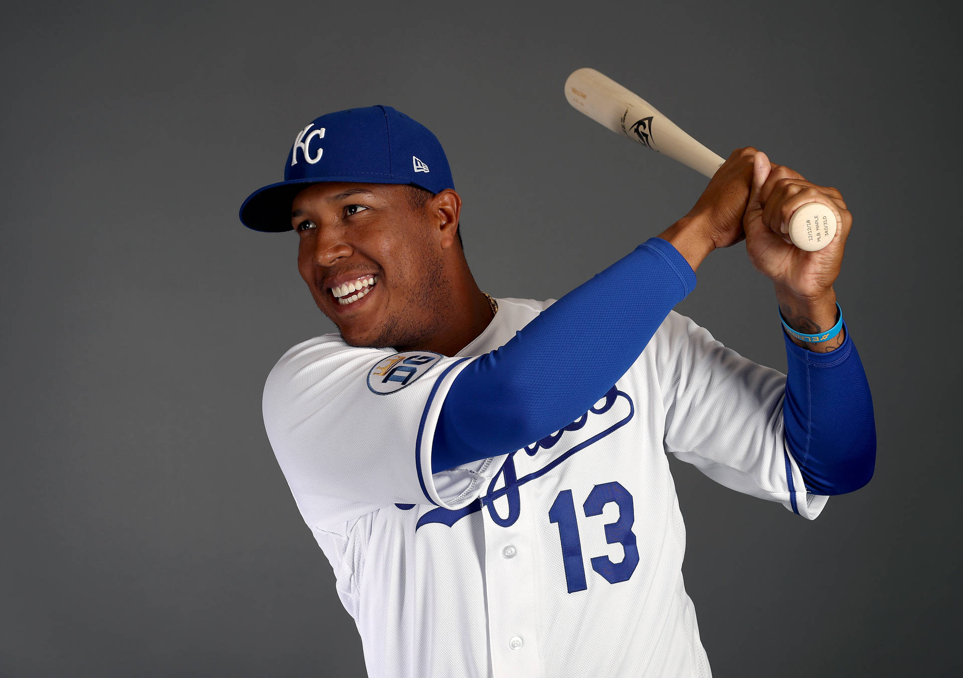 Salvador Perez Showing Off