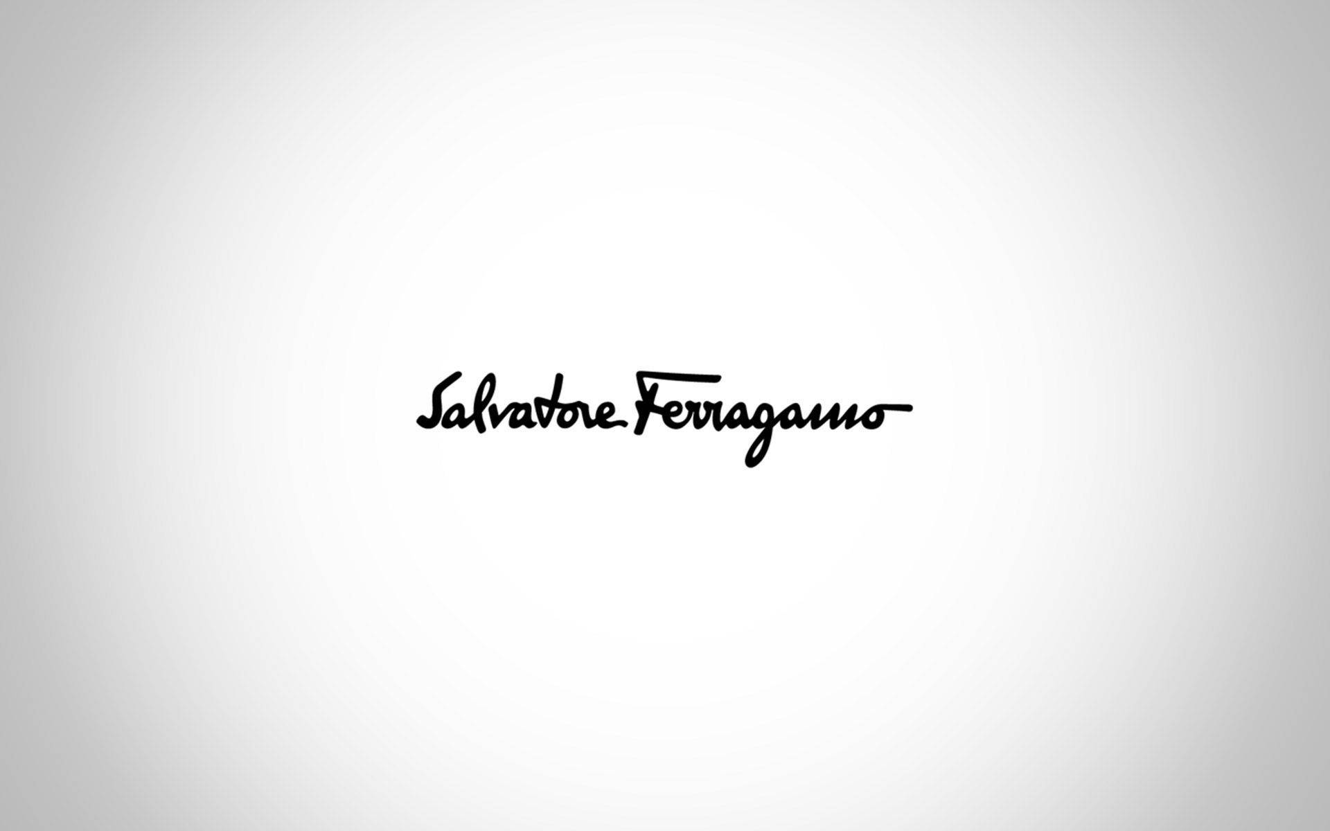 Salvatore Ferragamo Plain Logo Background
