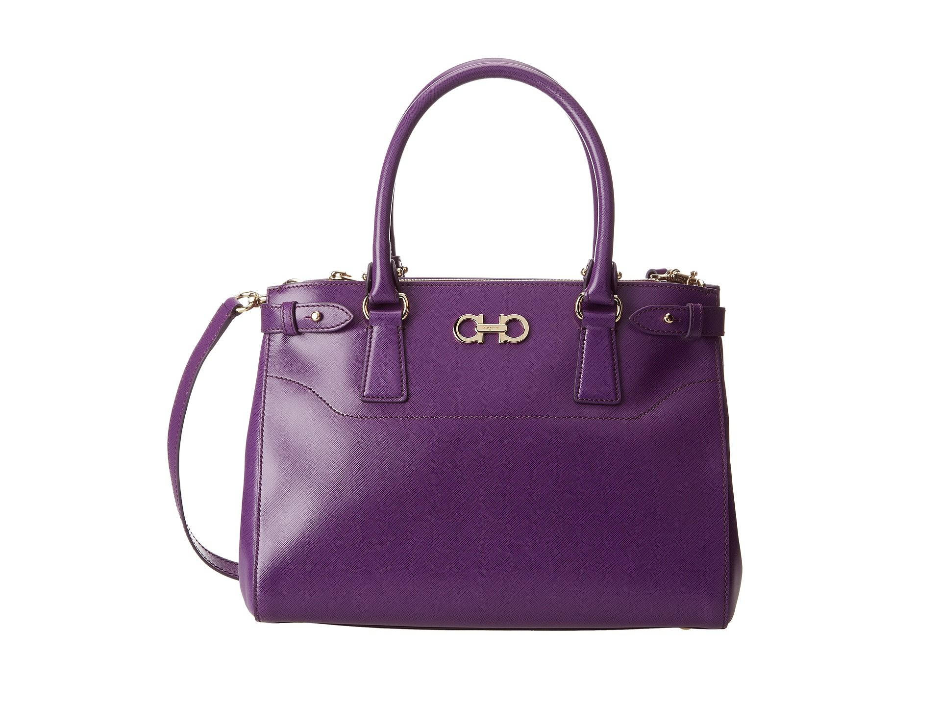 Salvatore Ferragamo Purple Handbag
