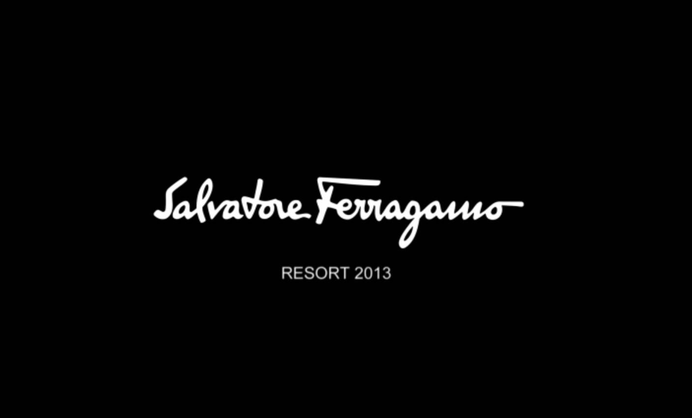 Salvatore Ferragamo Resort 2013