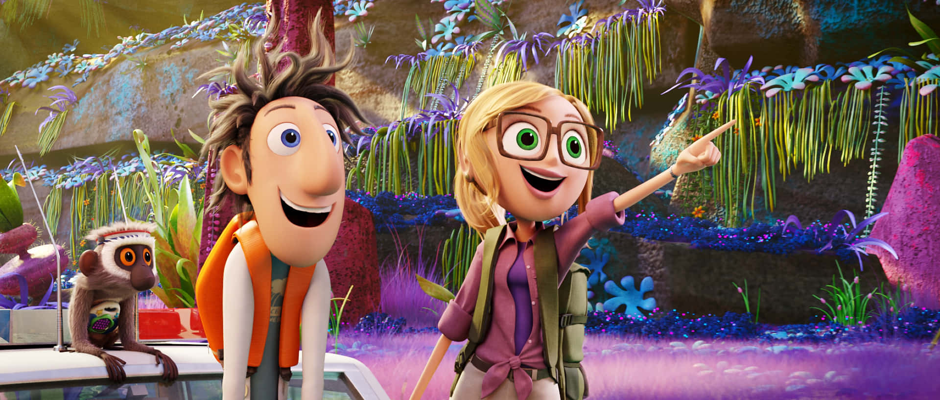 Sam And Flint's Exciting Adventure In Cloudy With A Chance Of Meatballs 2