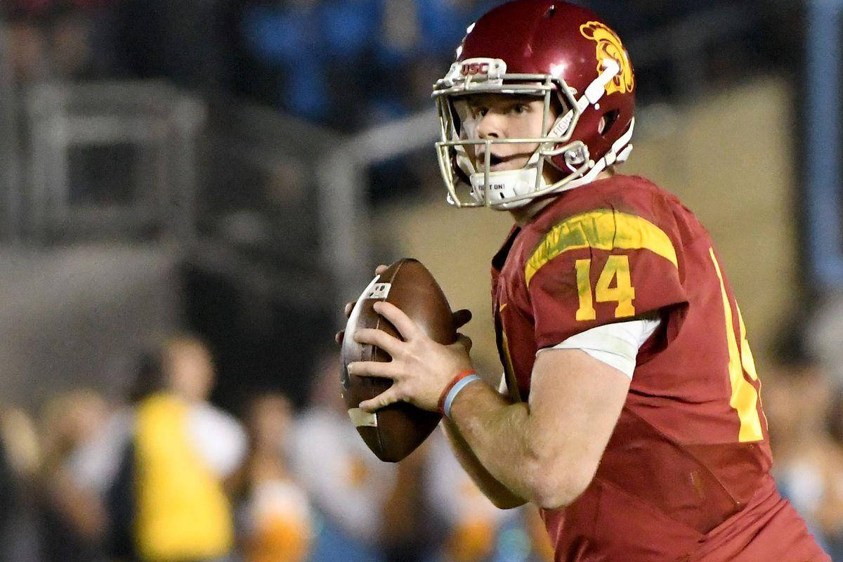 Sam Darnold Rugby Usc Ncaa Background