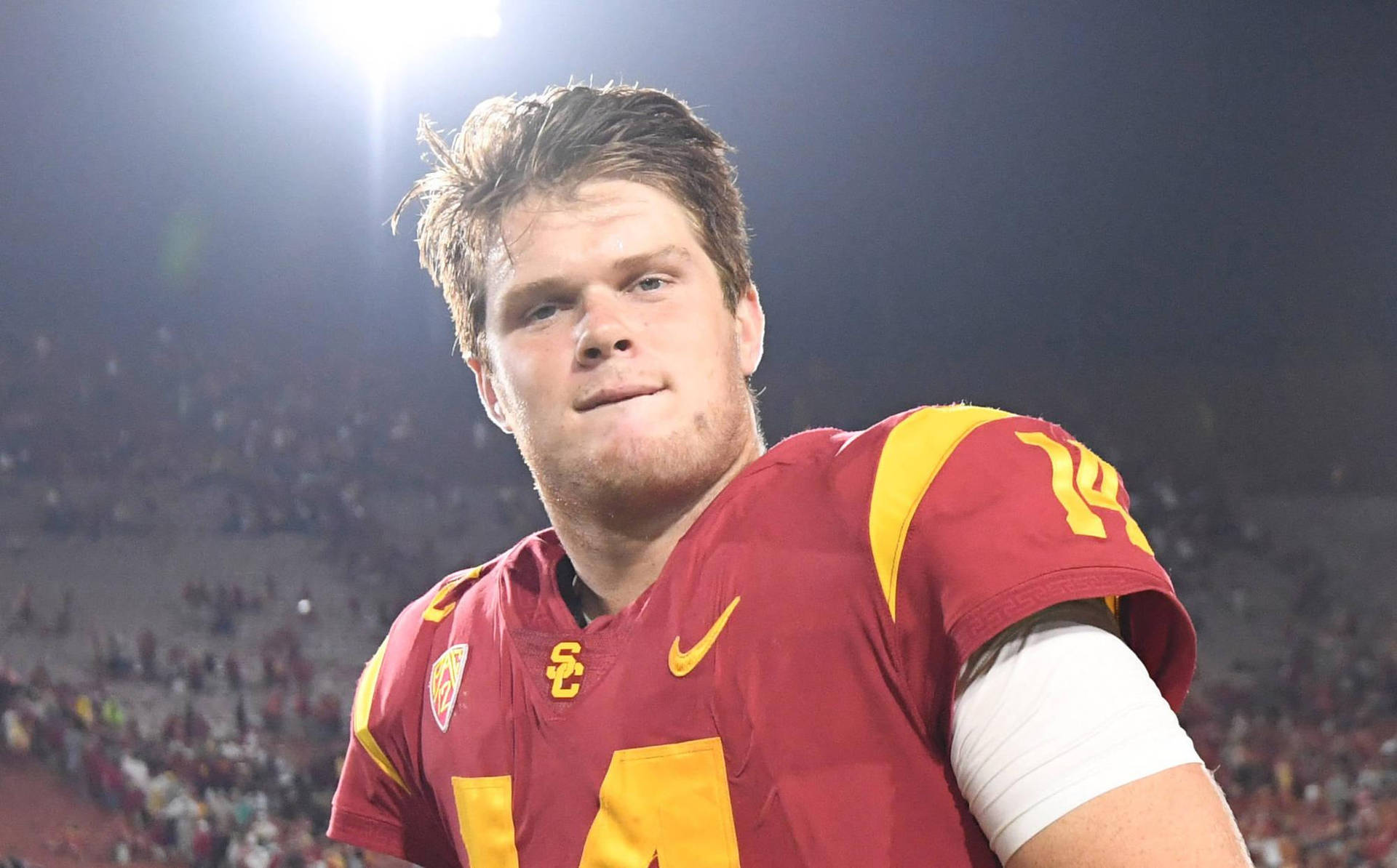 Sam Darnold Usc Football Background