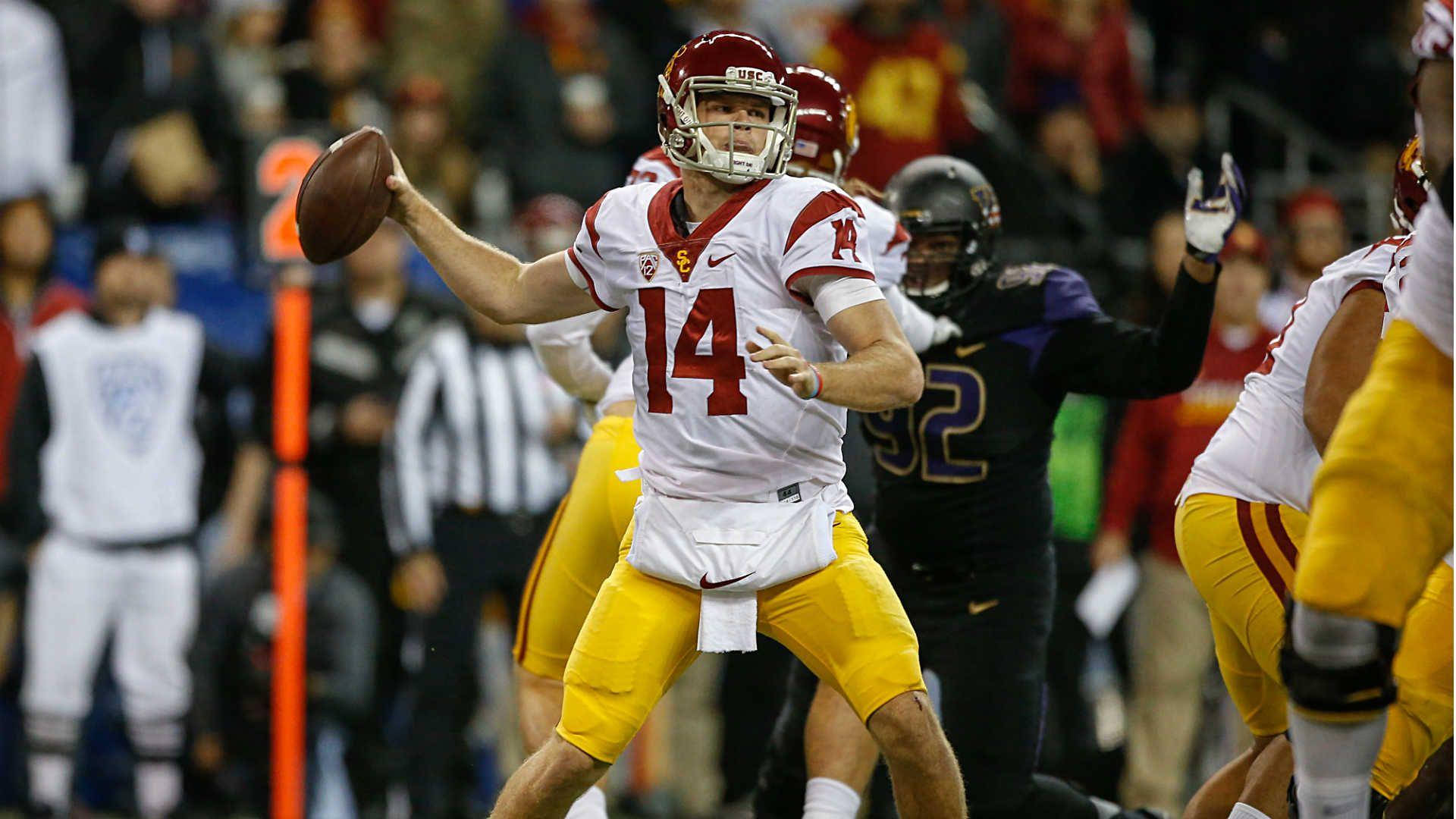 Sam Darnold Usc Football Trojan Player Background