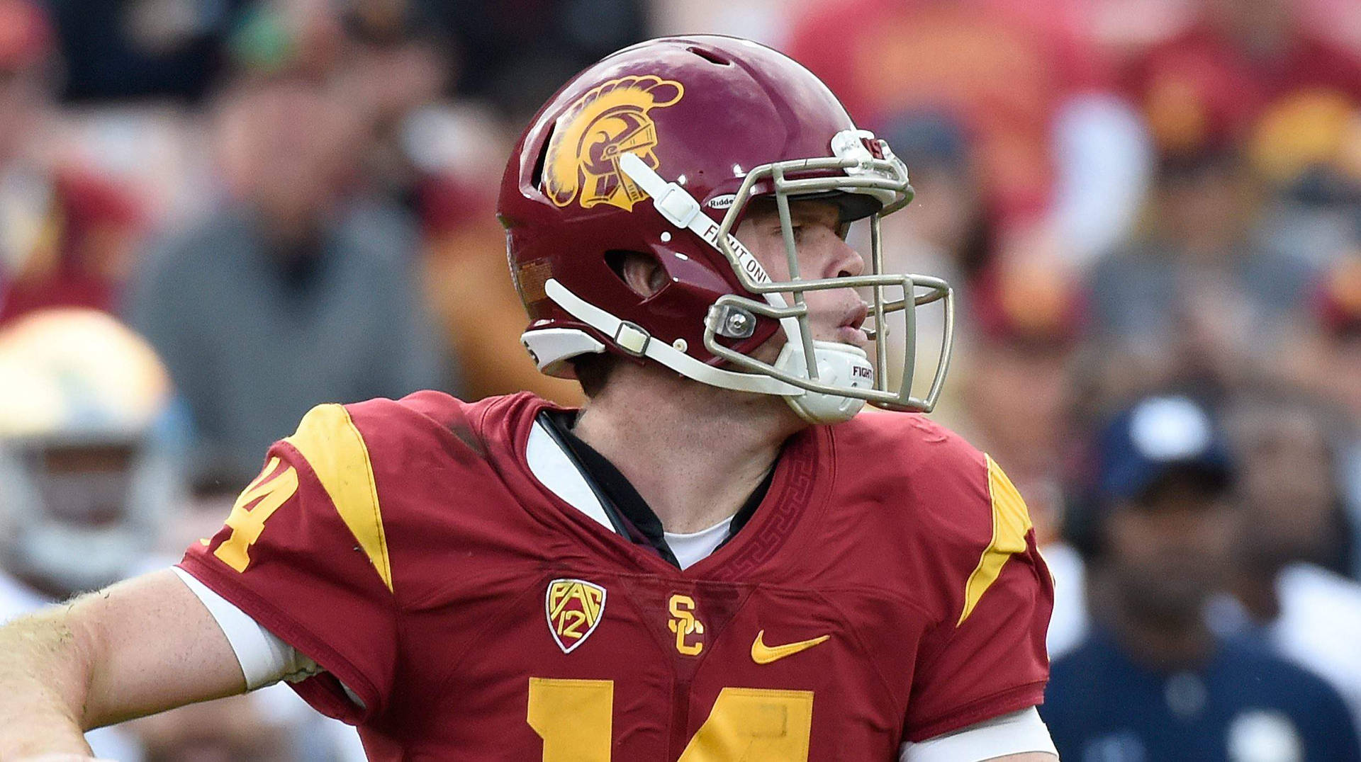 Sam Darnold Usc Sideview Background