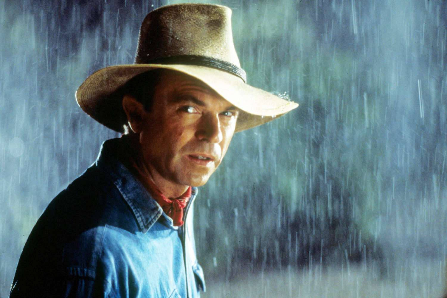 Sam Neill Jurassic Park Film Still Background