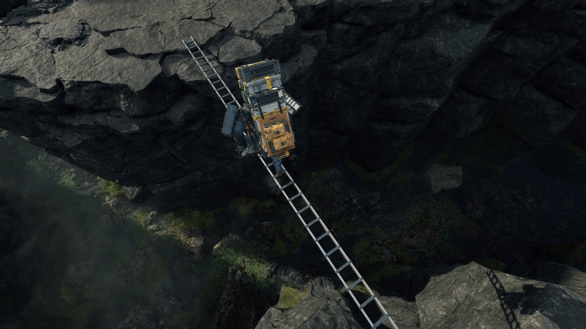 Sam On Ladder Bridge Death Stranding 4k Background