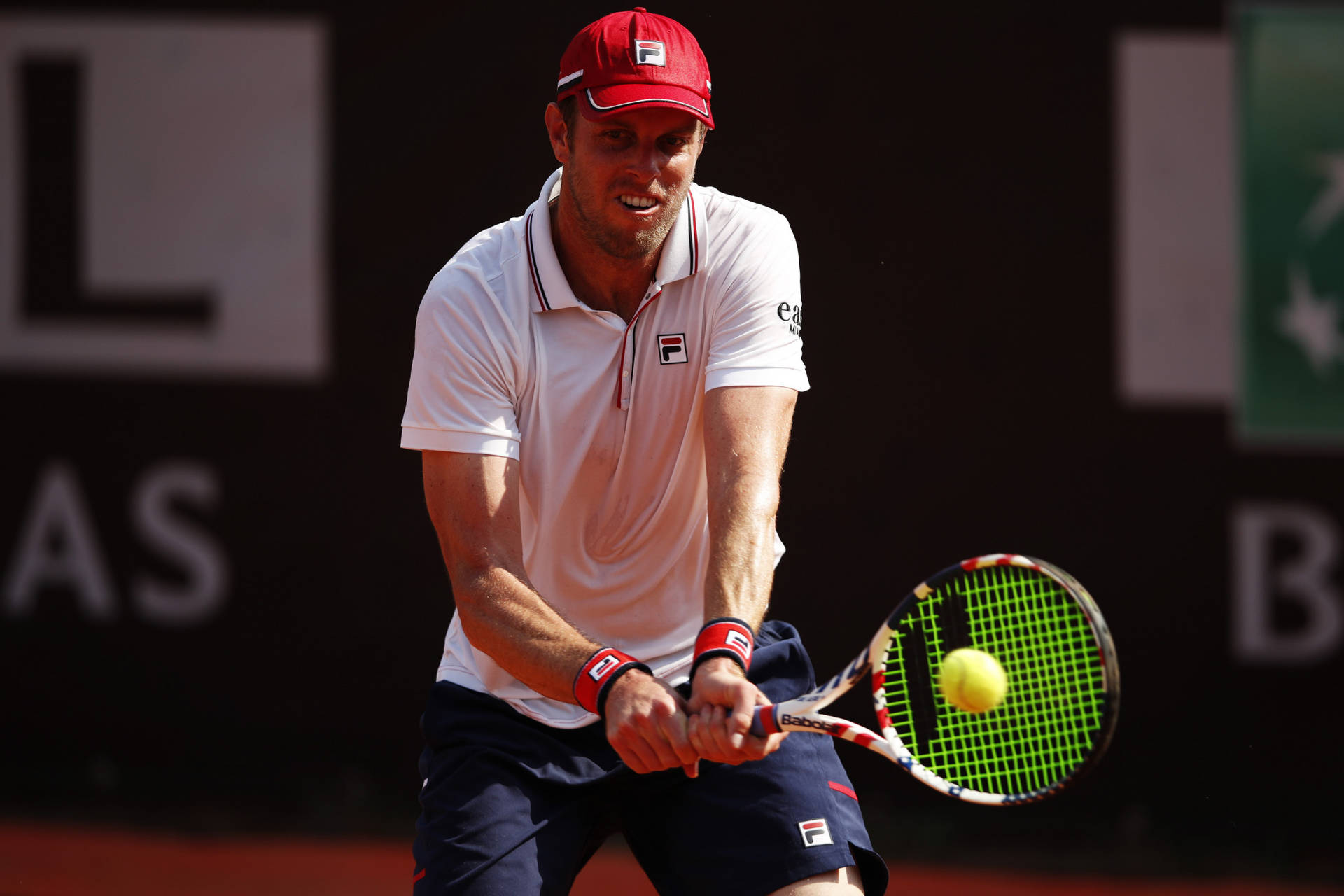 Sam Querrey Tennis Hit Background