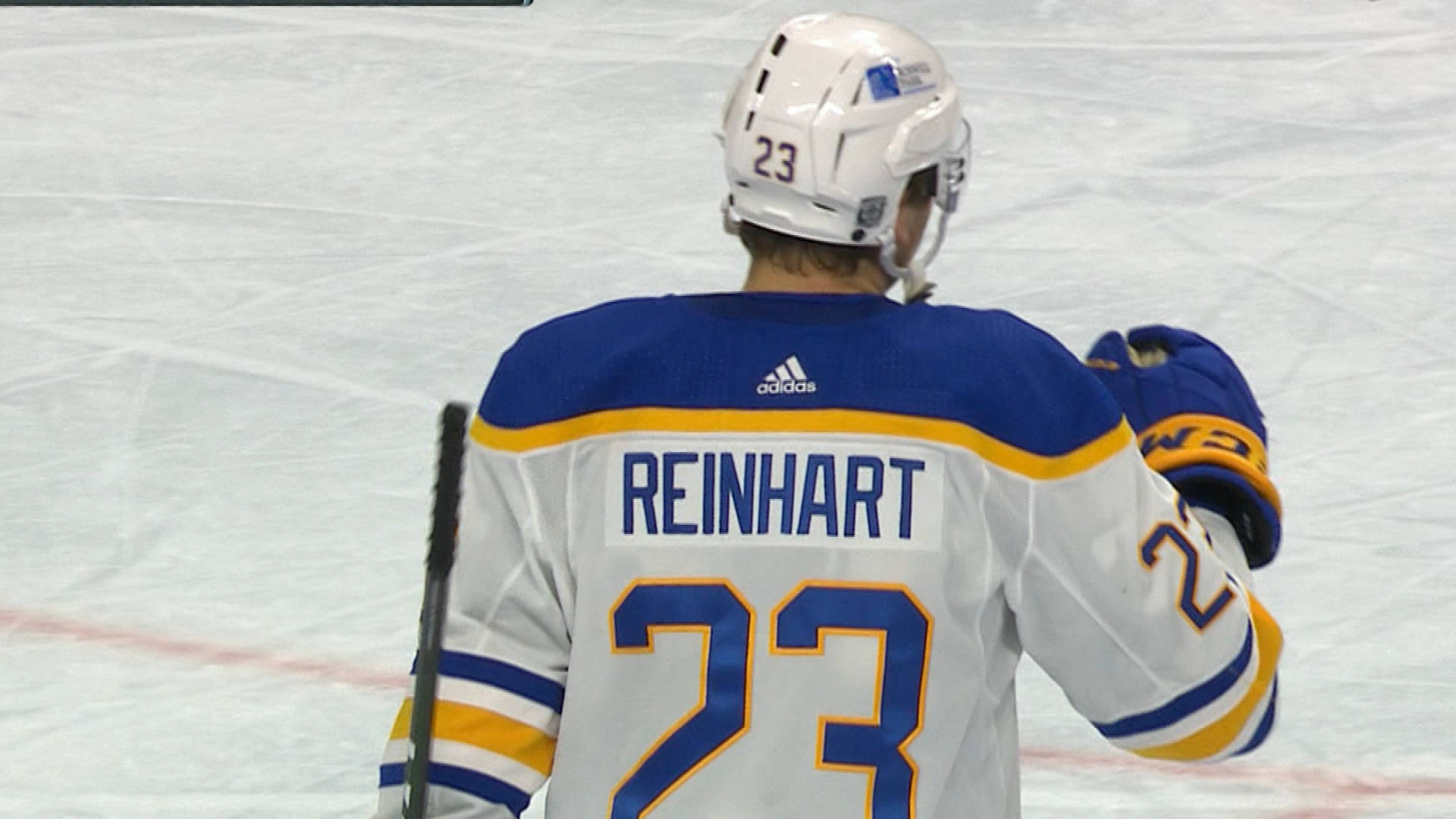 Sam Reinhart During Buffalo Sabres Versus Philadelphia Flyers Background