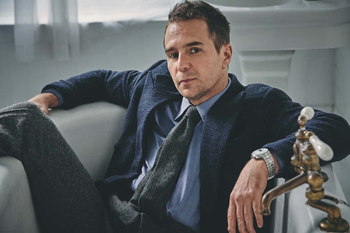 Sam Rockwell Black Suit Creative Photography