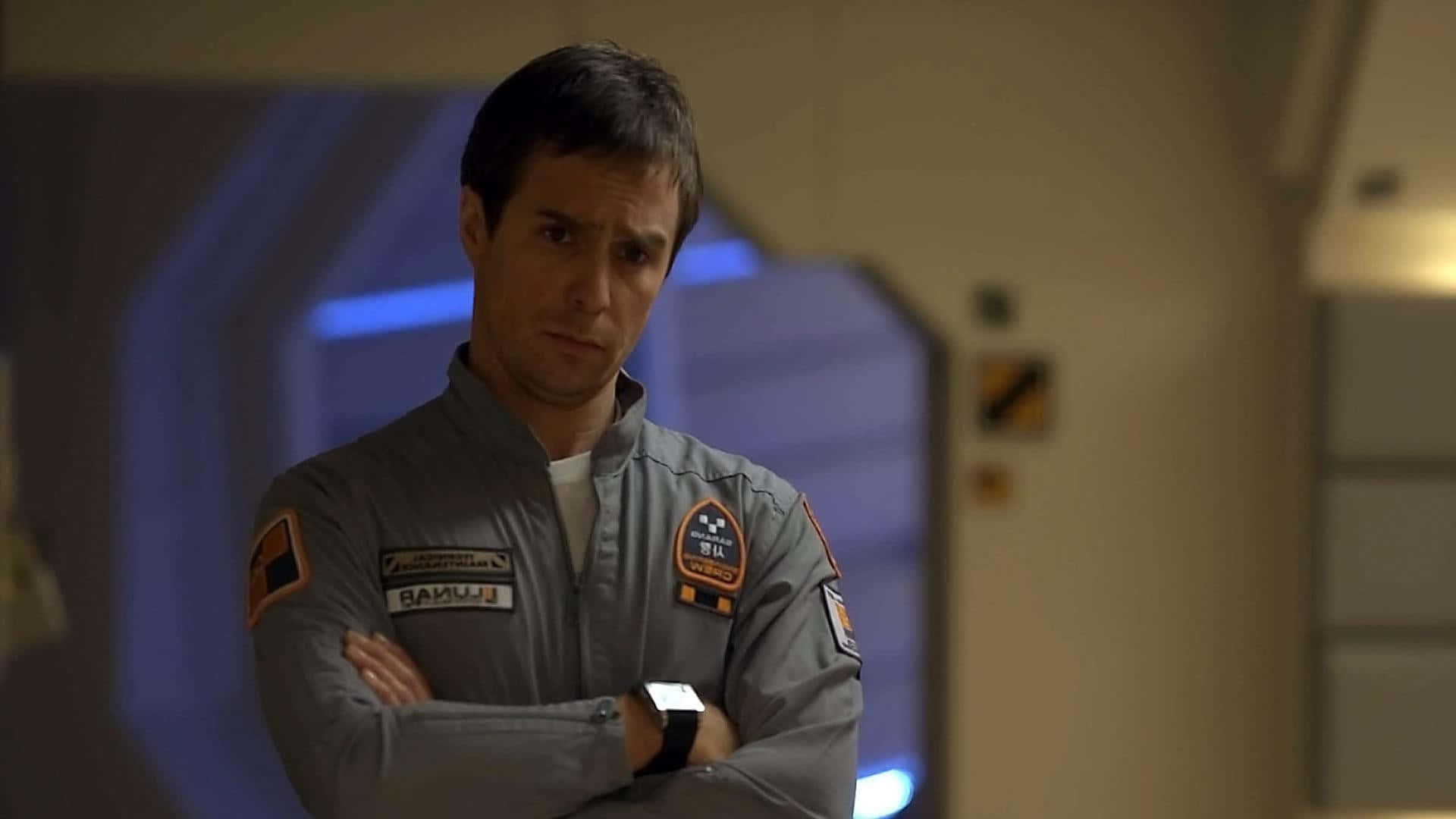Sam Rockwell Moon 2009 Crossed Arms Scene