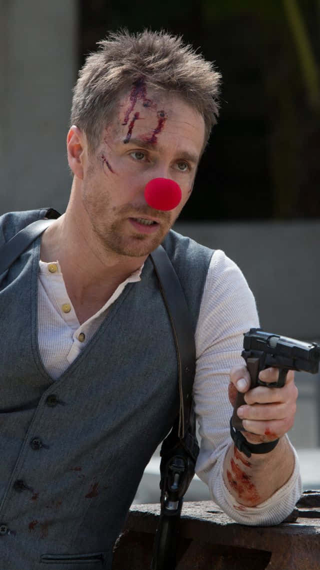 Sam Rockwell Mr Right 2015 Gun Scene