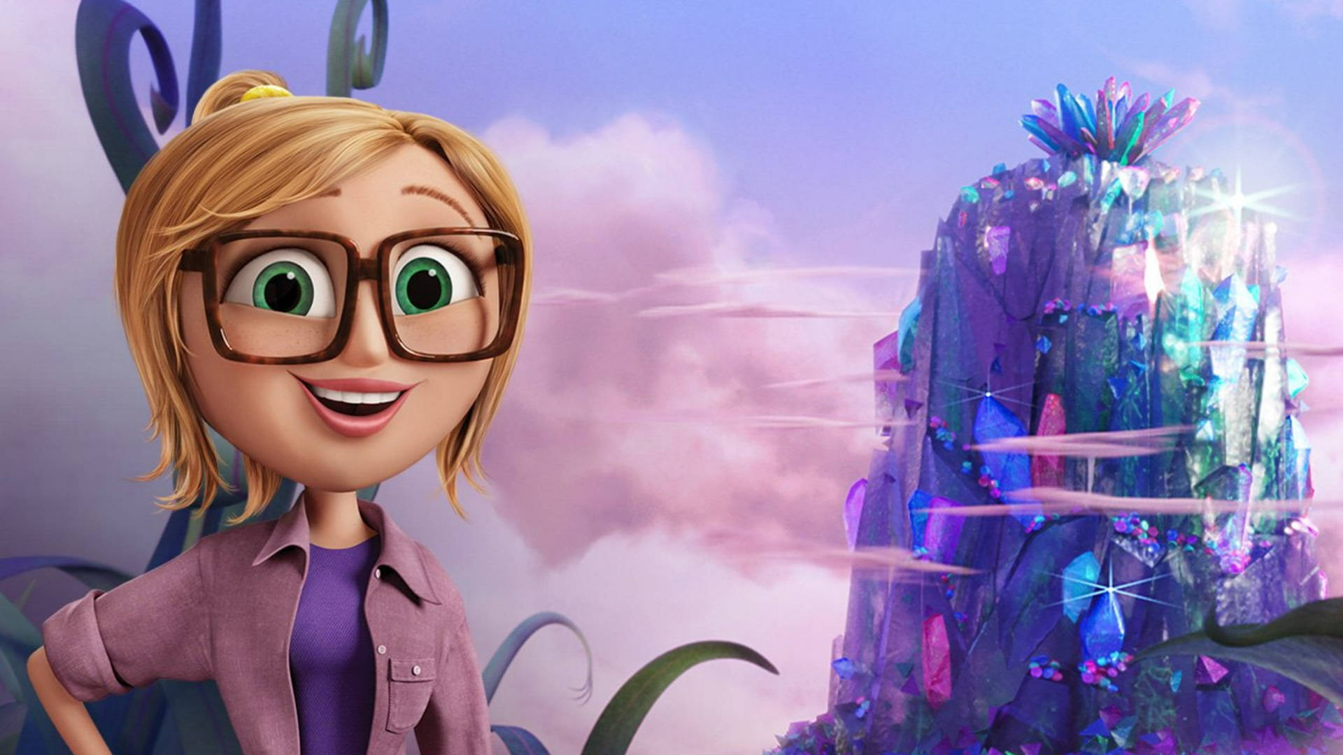 Sam Smiling From Cloudy With A Chance Of Meatballs 2 Background