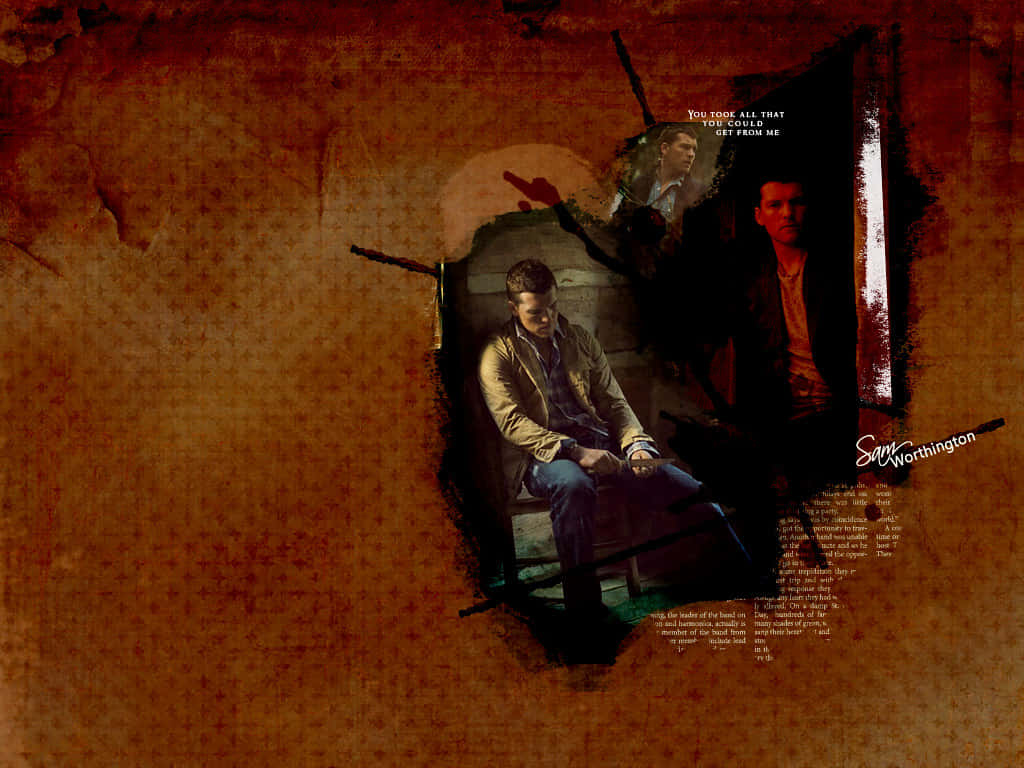 Sam Worthington Character Poster Digital Art