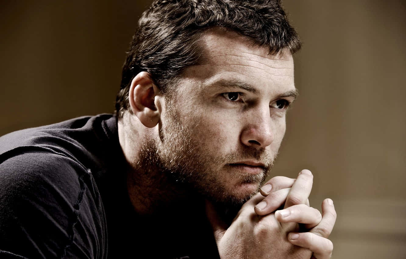 Sam Worthington Close Up Side Profile Photography