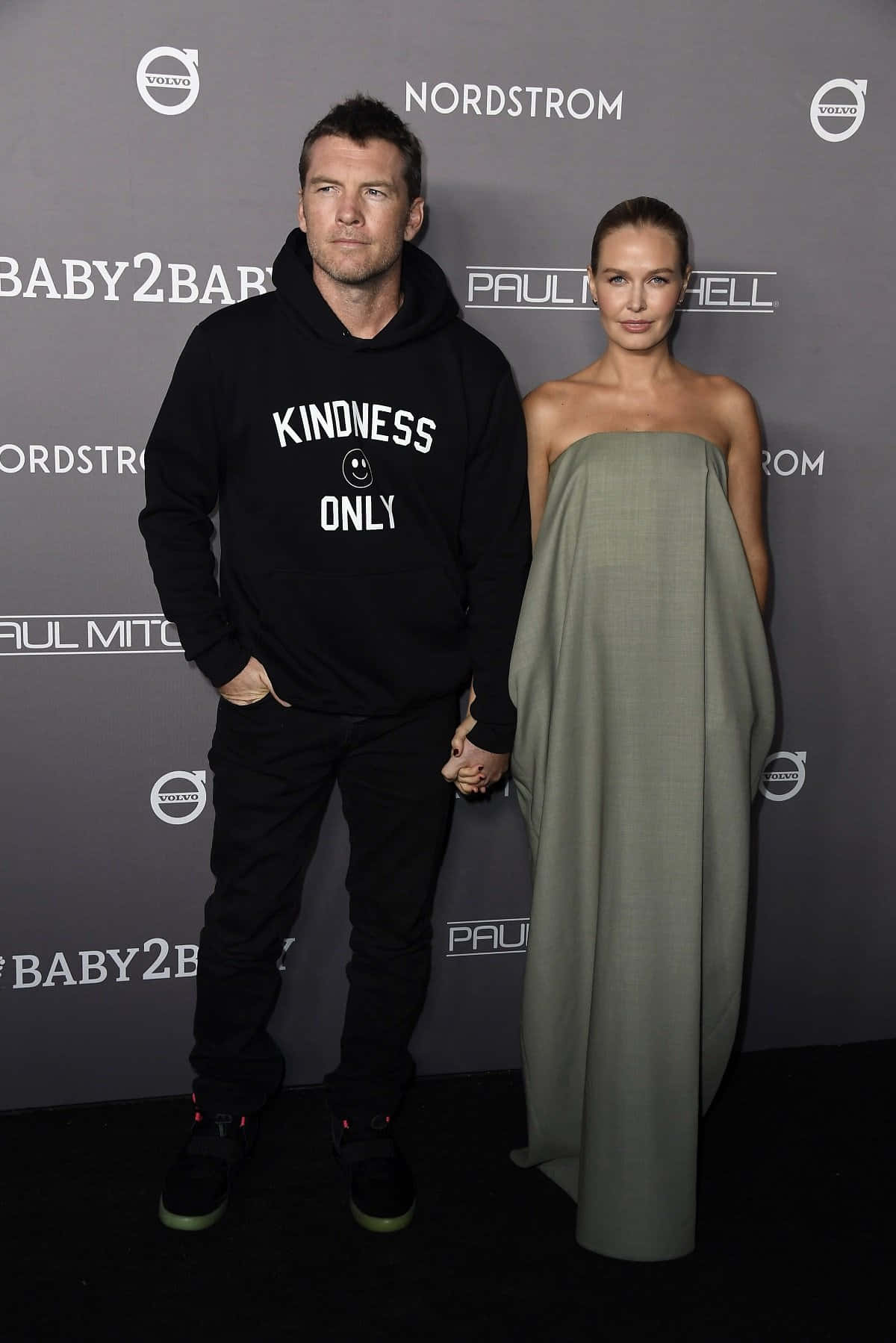 Sam Worthington Lara Worthington Baby2baby Gala Background