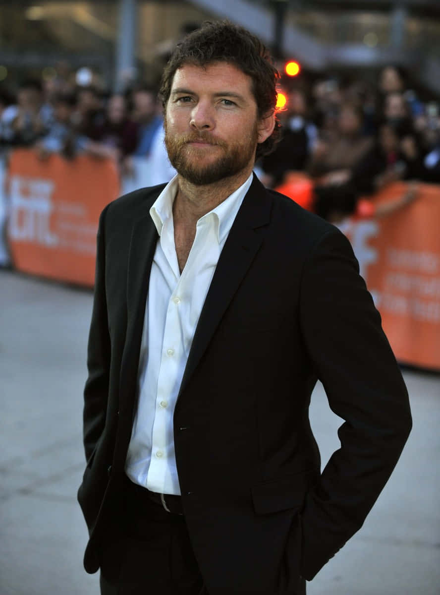 Sam Worthington Last Night Premiere Toronto Canada