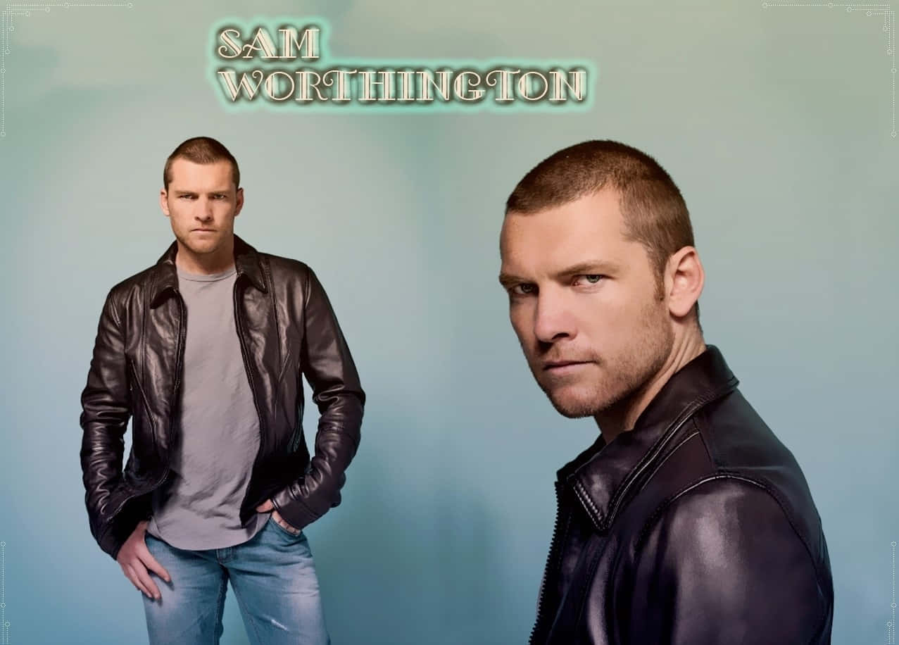 Sam Worthington Leather Jacket Photography