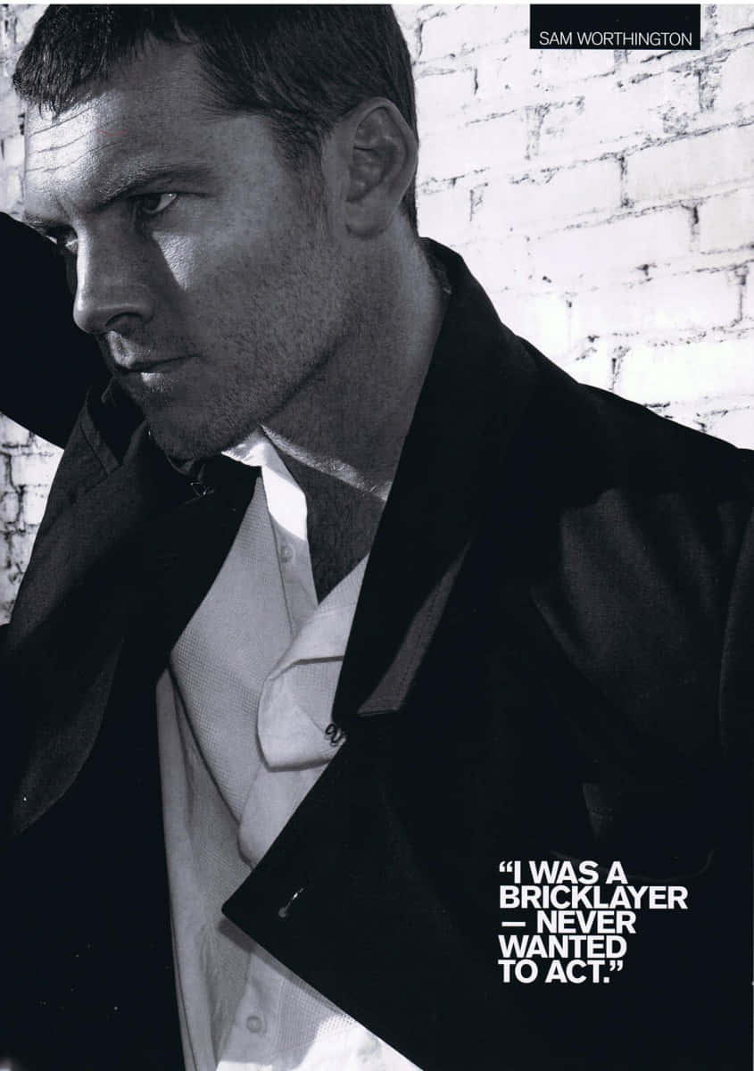 Sam Worthington Quote Noir Photography