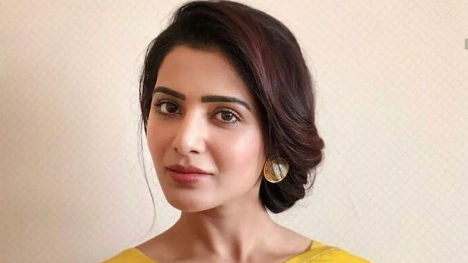 Samantha Cute Hair Hd Background