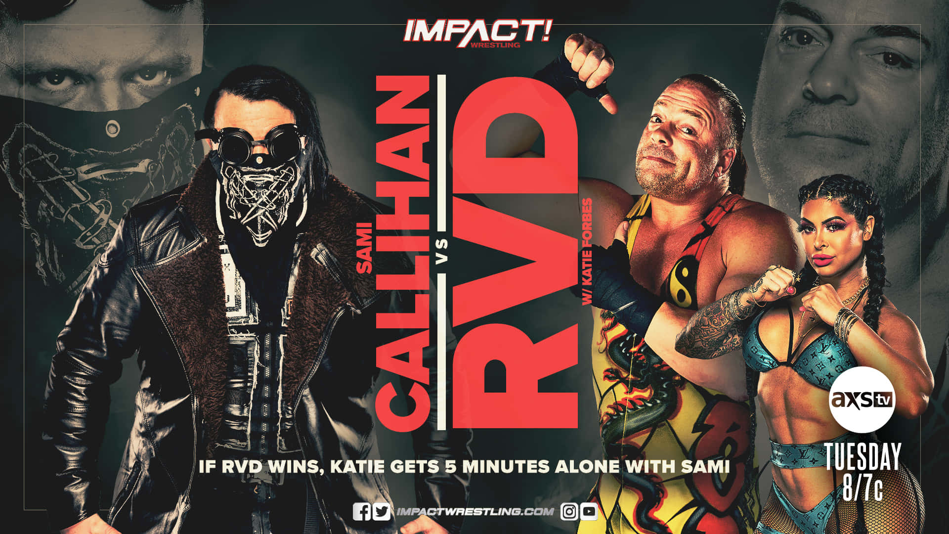 Sami Callihan Vs Rob Van Dam Poster Background