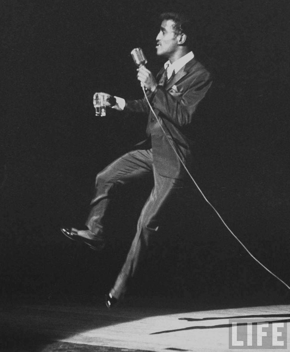 Sammy Davis Jr. Performing At The 1960 Share Benefit For Mental Health Background