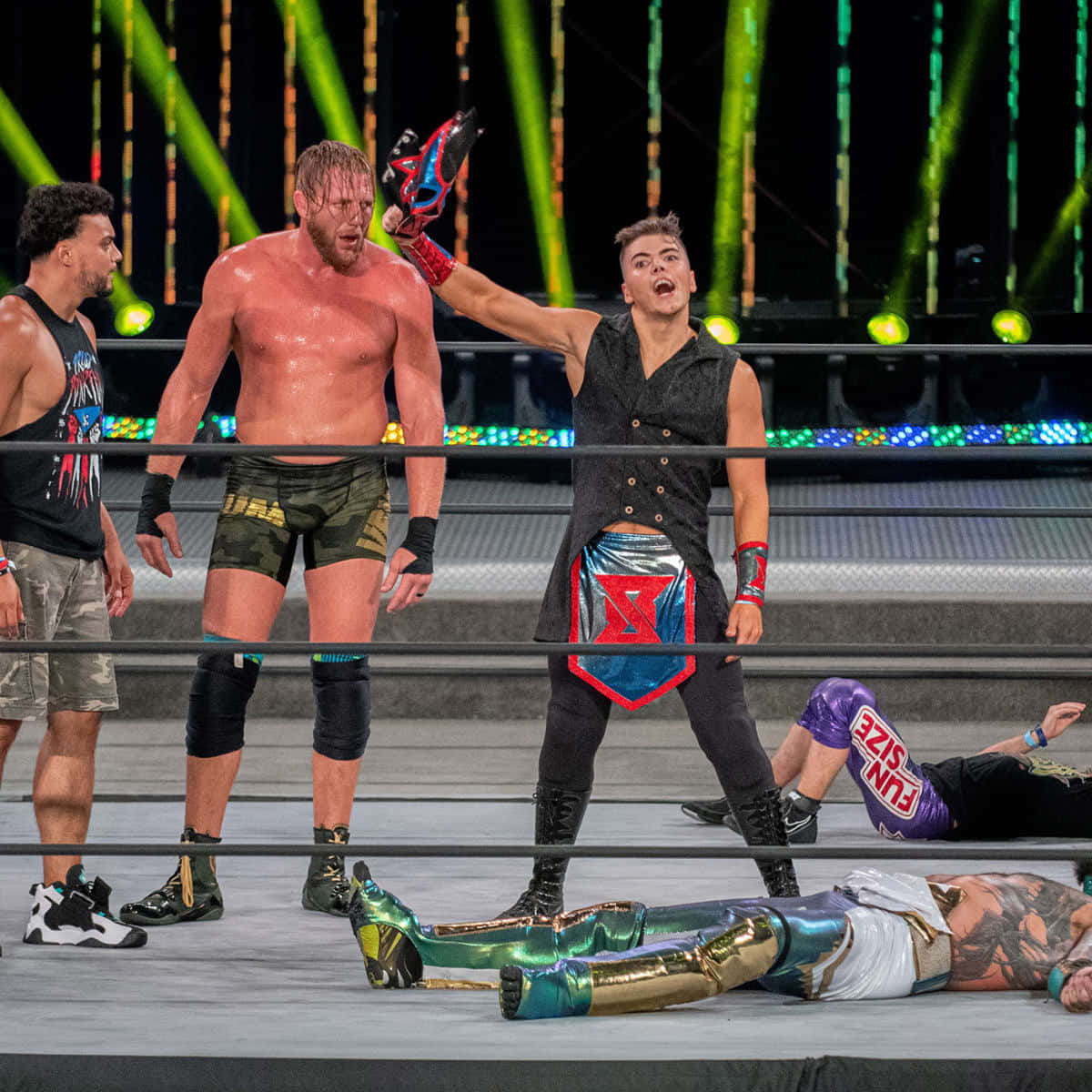 Sammy Guevara Taking Off His Mask