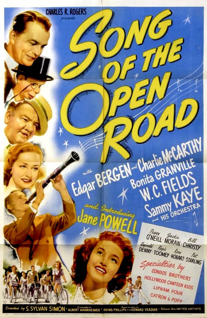 Sammy Kaye Song Of The Open Road Film Poster Background