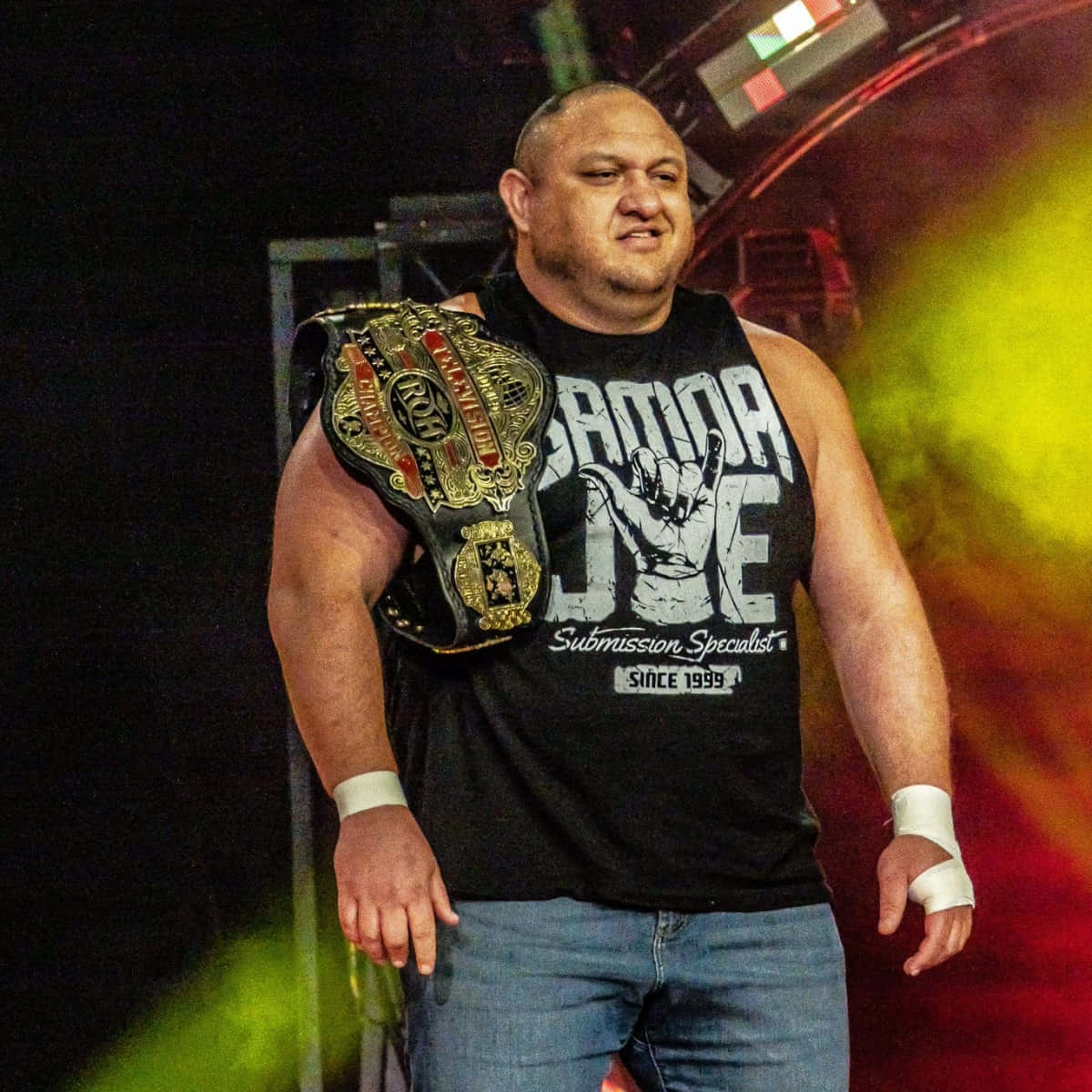 Samoa Joe Returning At Aew All Out Background