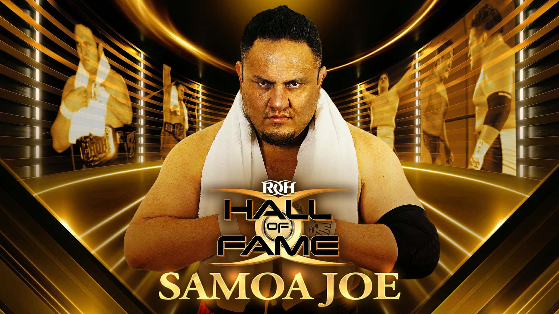 Samoa Joe Ring Of Honor Hall Of Fame Background