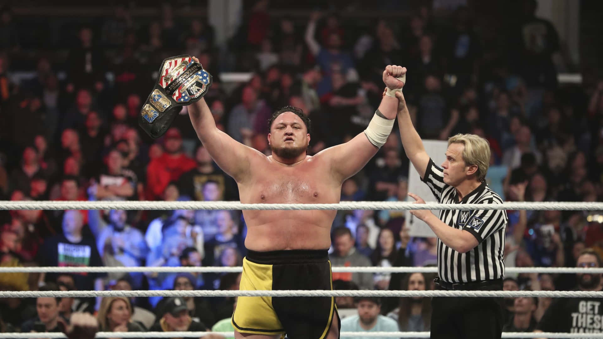 Samoa Joe United States Title Winner Background