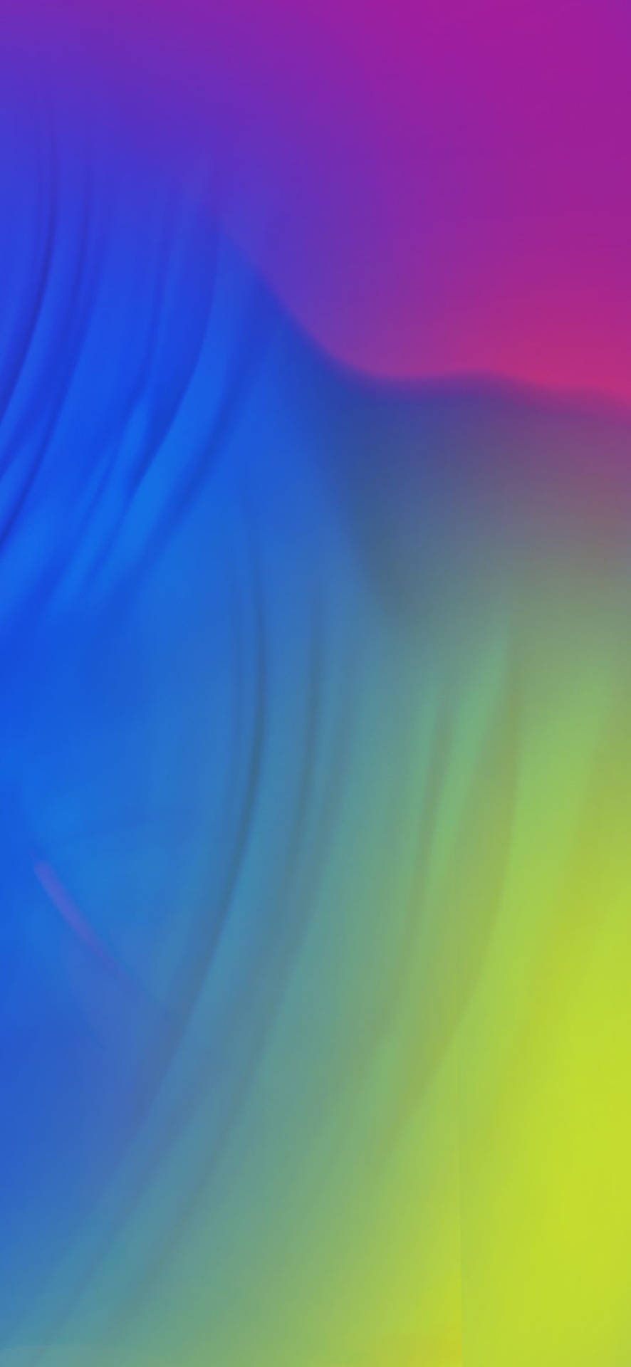 Samsung A51 Blue Yellow Purple Paint Background