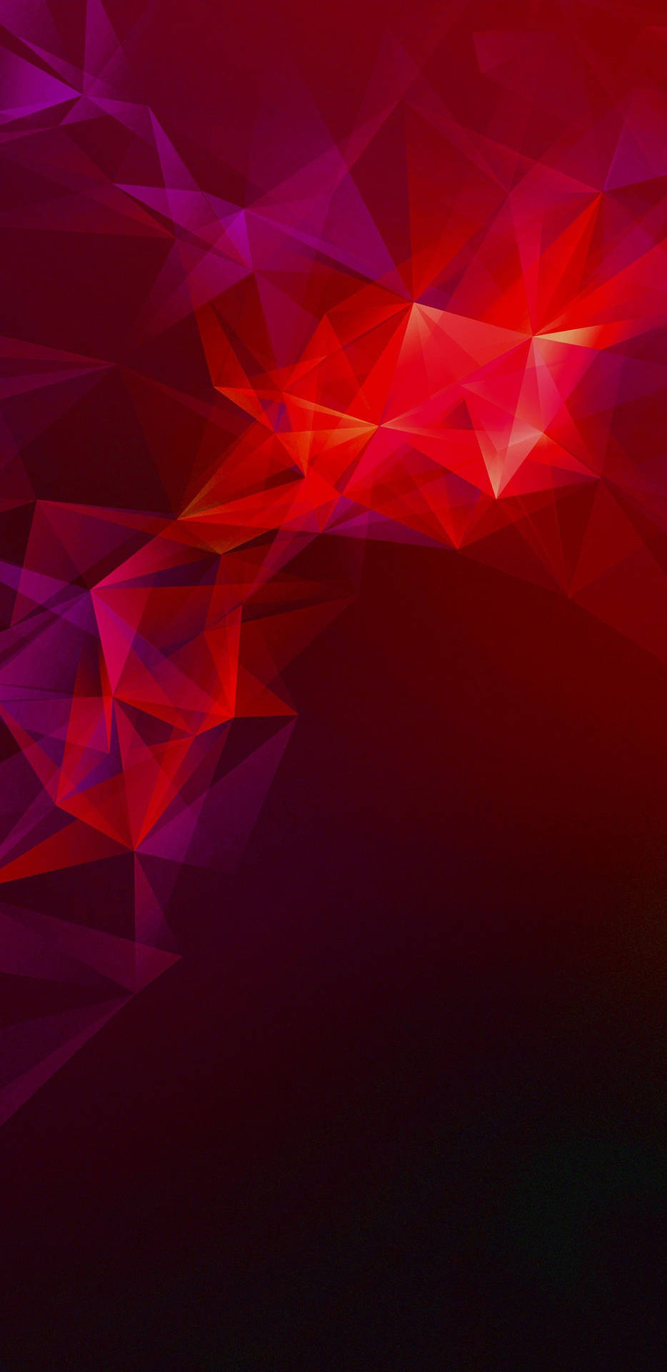 Samsung A51 Red Aesthetic Geometric Background
