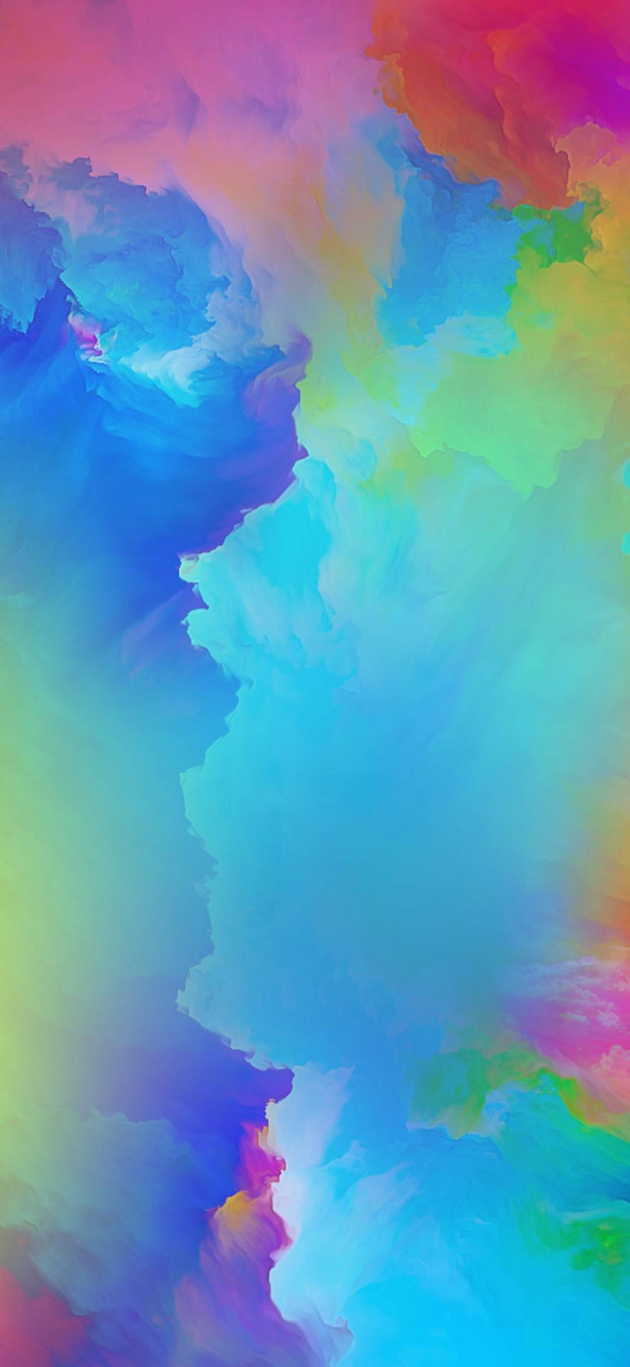 Samsung A71 Colorful Clouds Background