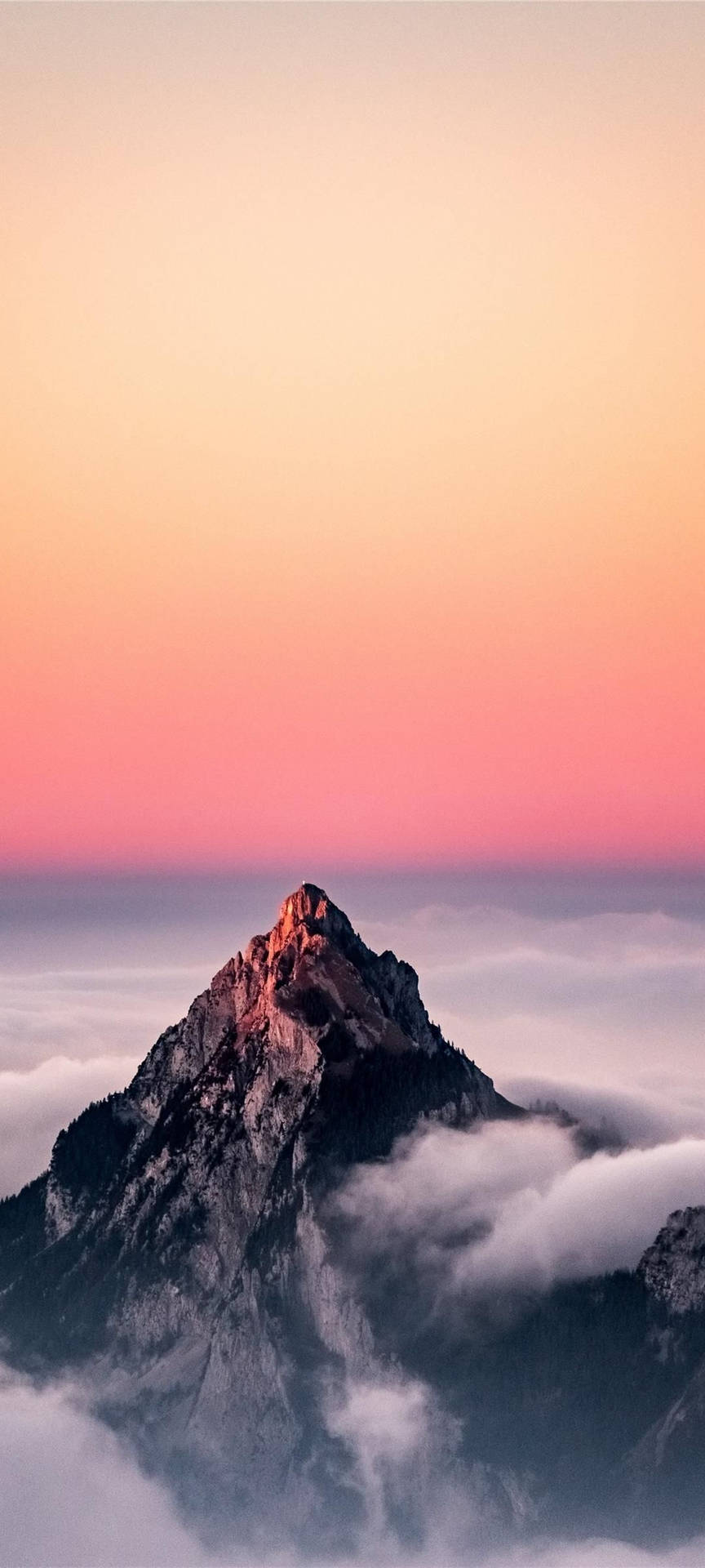 Samsung A71 Mountain Summit Background