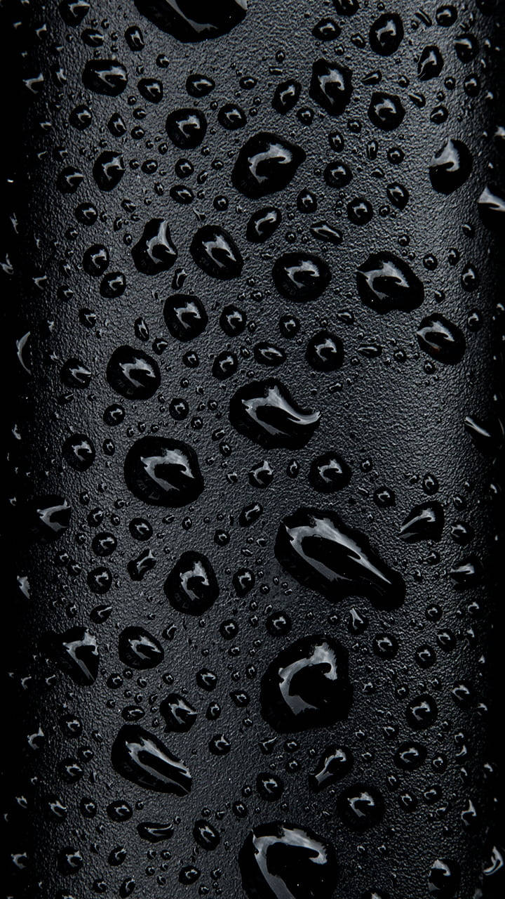 Samsung Black Water Drops Background