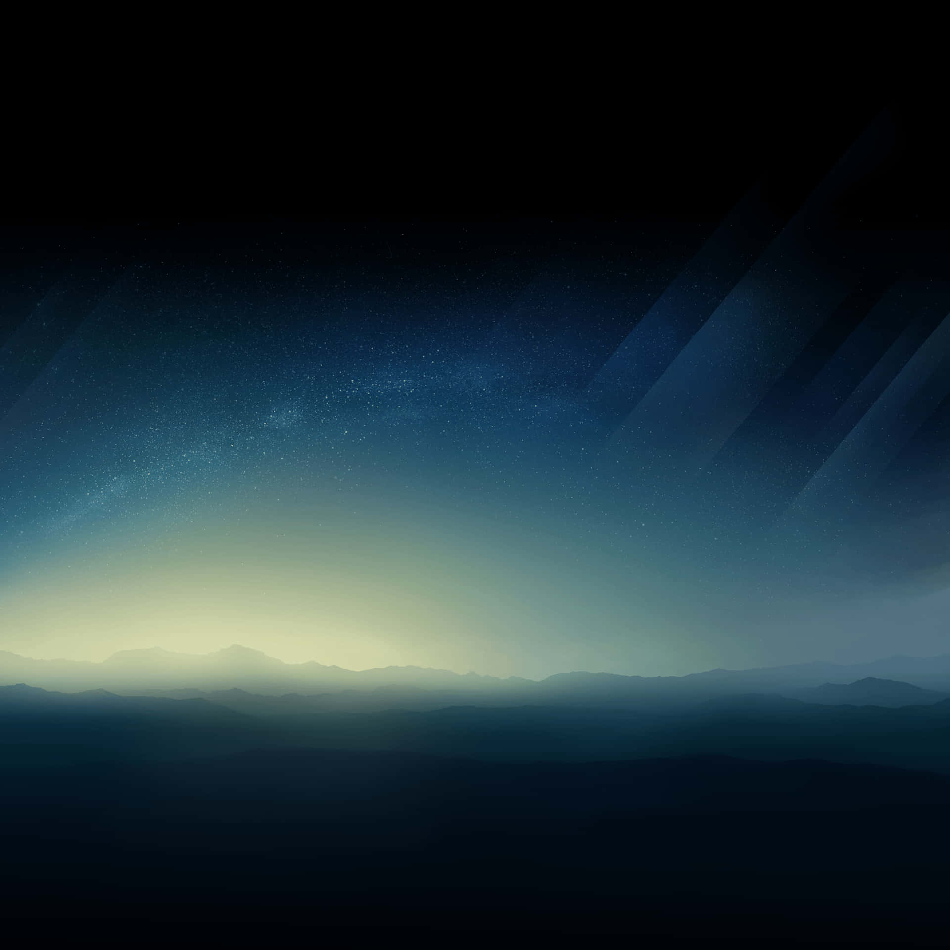 Samsung Dex With A Glowing Horizon Background