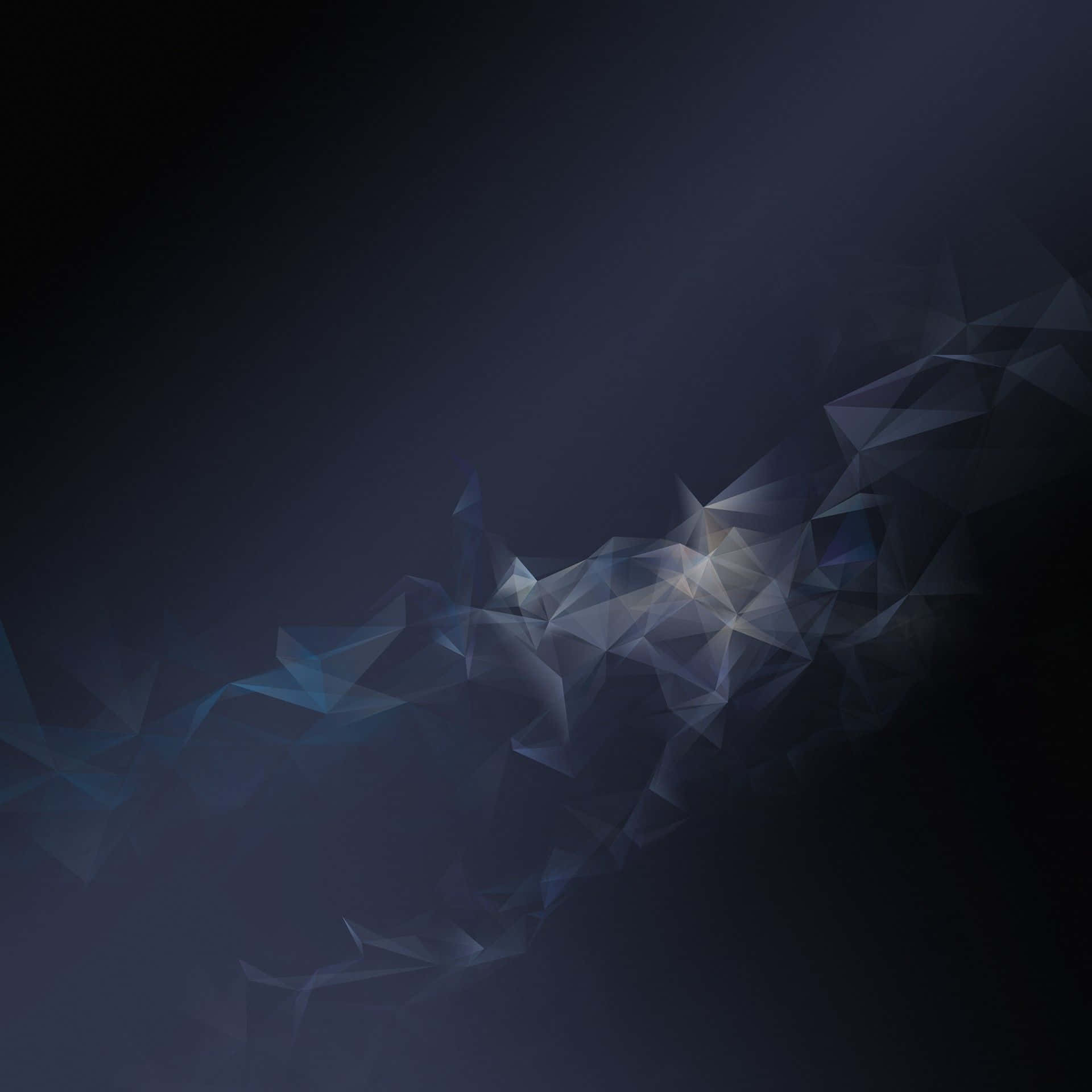 Samsung Dex With Geometric Smoke Background