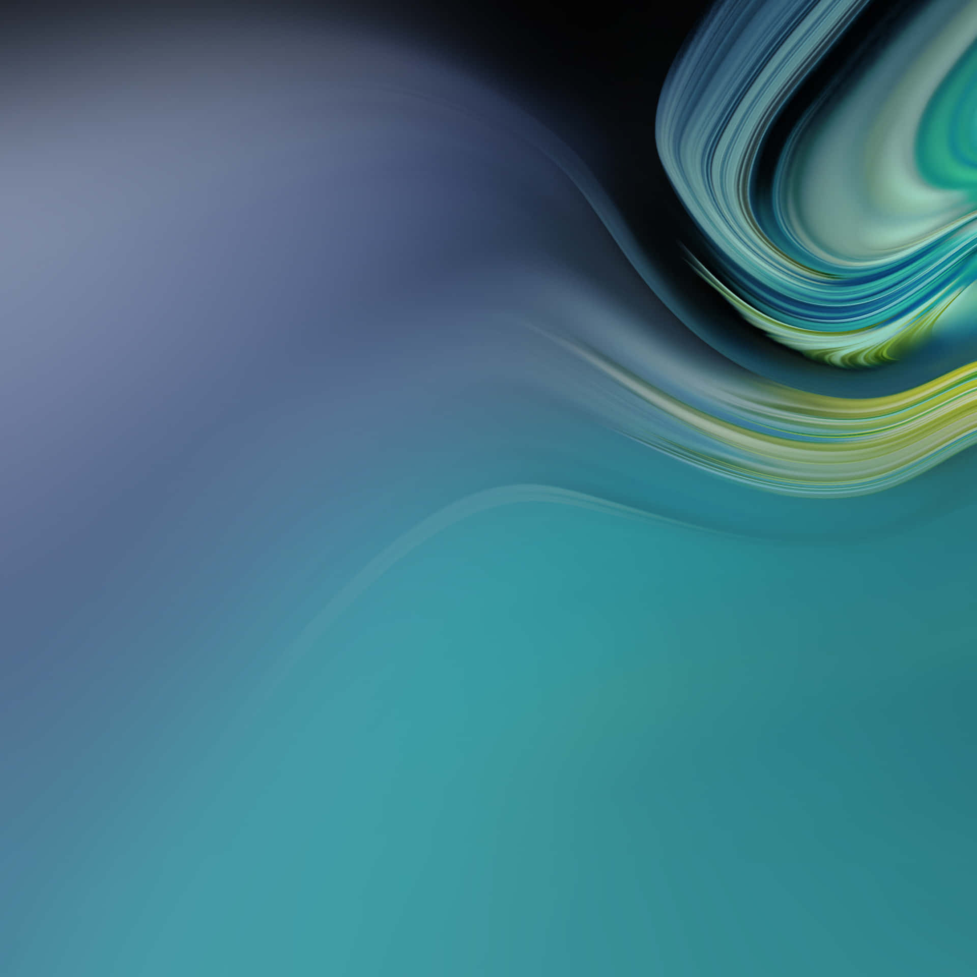 Samsung Dex With Paint Swirl Background