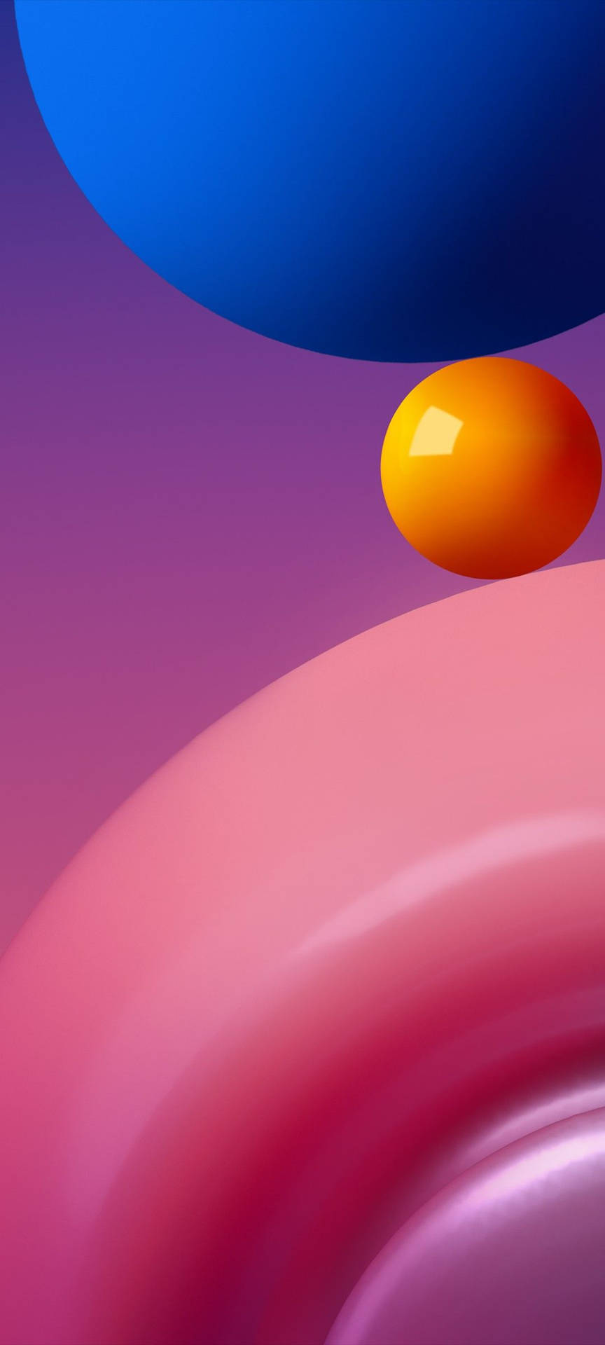 Samsung Galaxy 4k Opaque Colored Balls Background