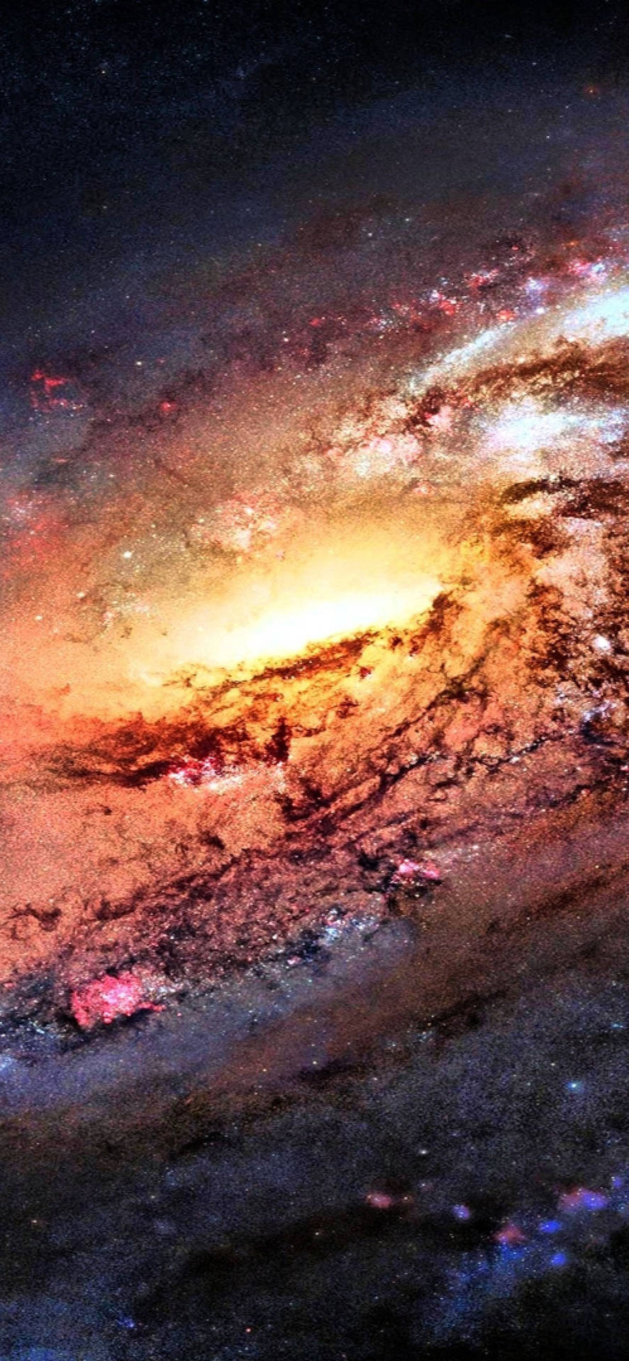 Samsung Galaxy 4k Spiral Galaxy Universe Background