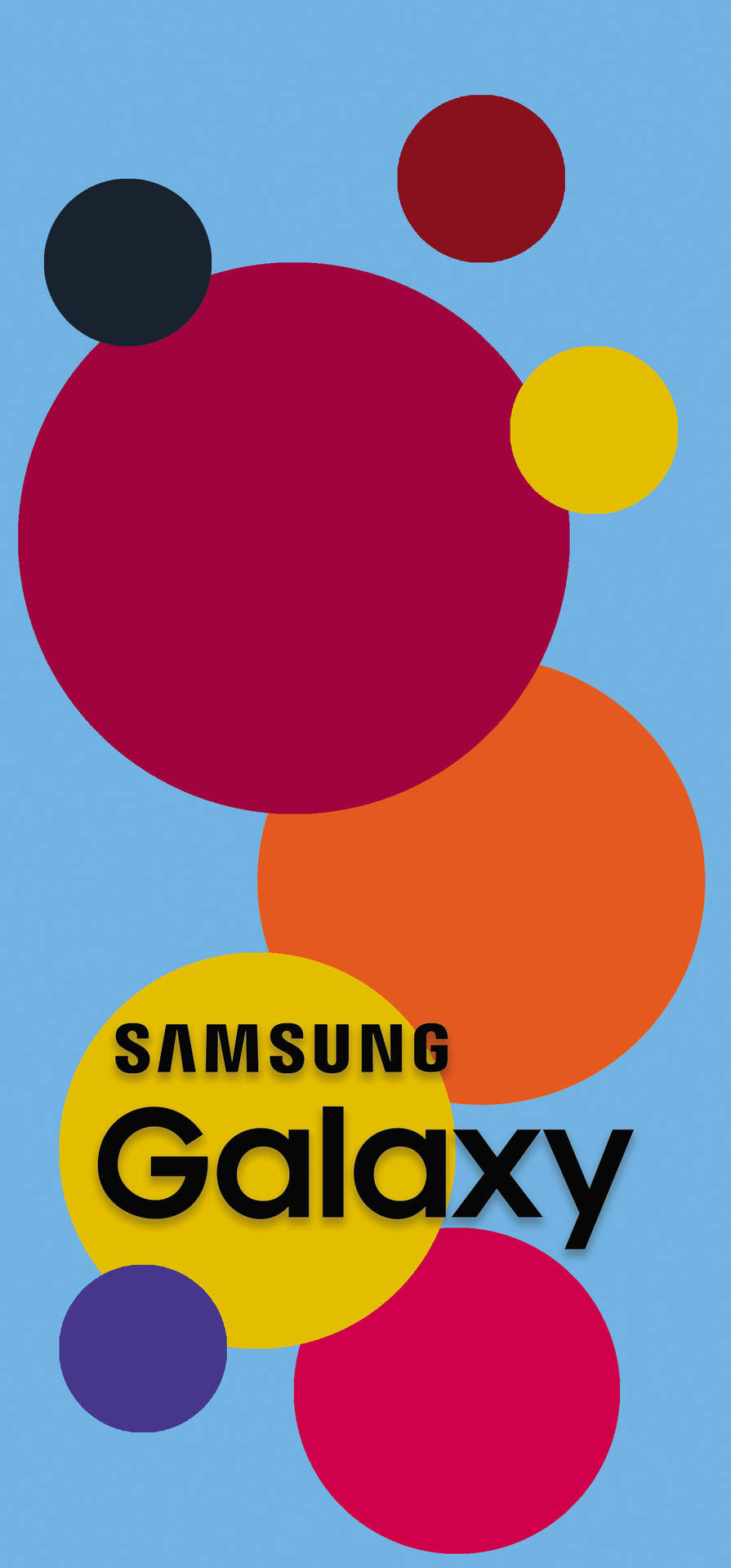 Samsung Galaxy Colorful Circles Background
