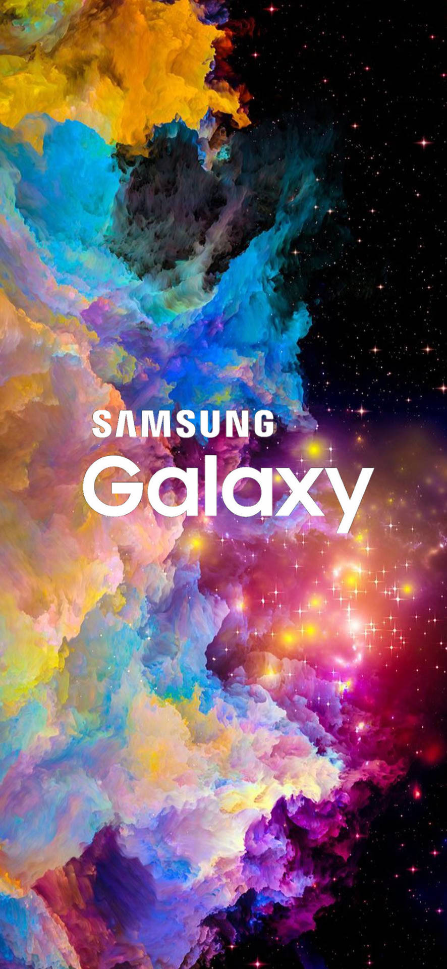 Samsung Galaxy Colorful Nebula Background